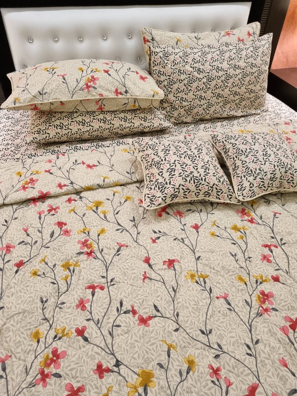 IV516 Cotton Comforter Set - Light Filling