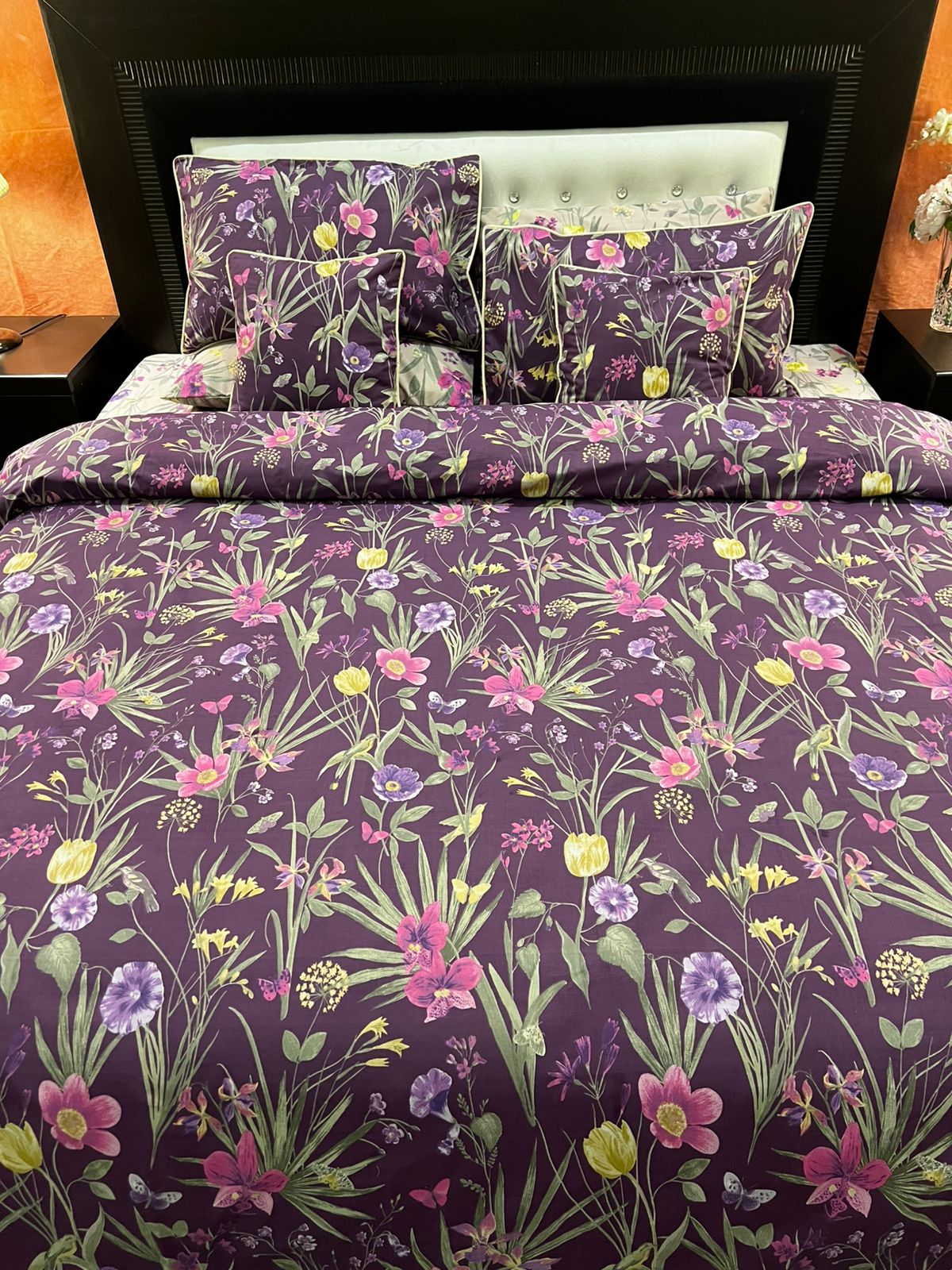IV696 Cotton Duvet Cover Set - Without Filling