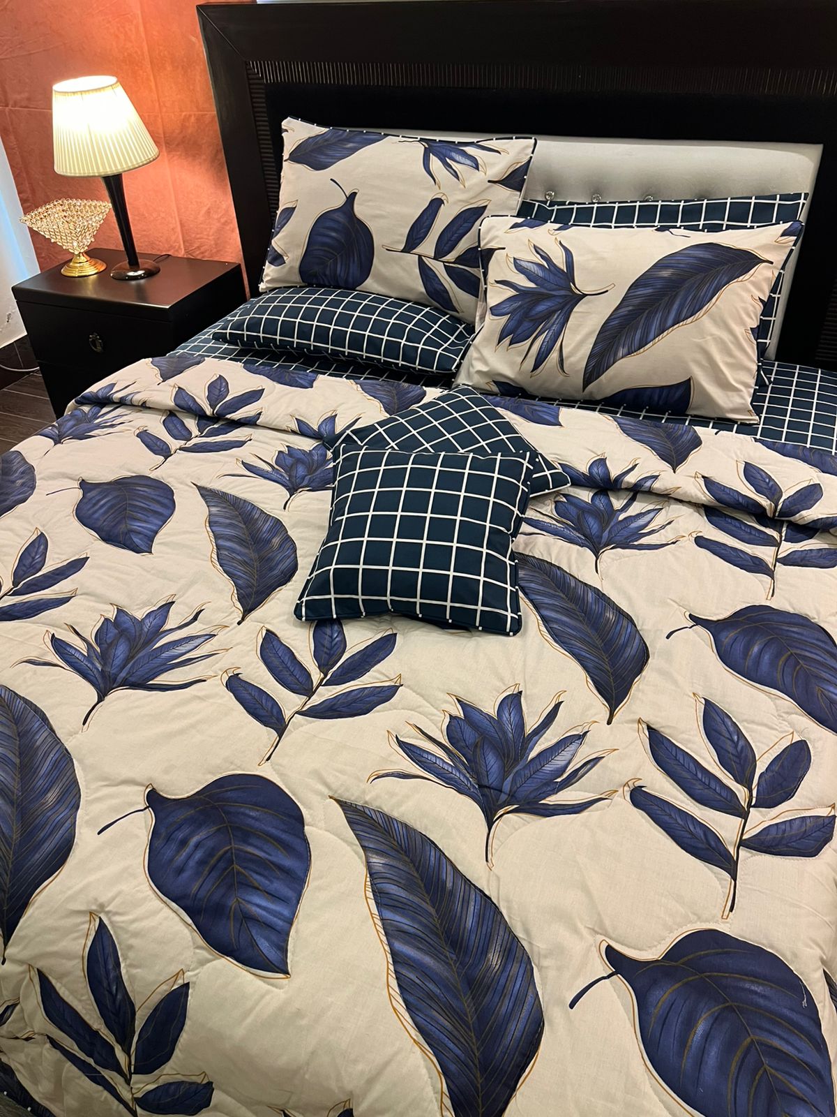 IV631 Cotton Comforter Set - Light Filling