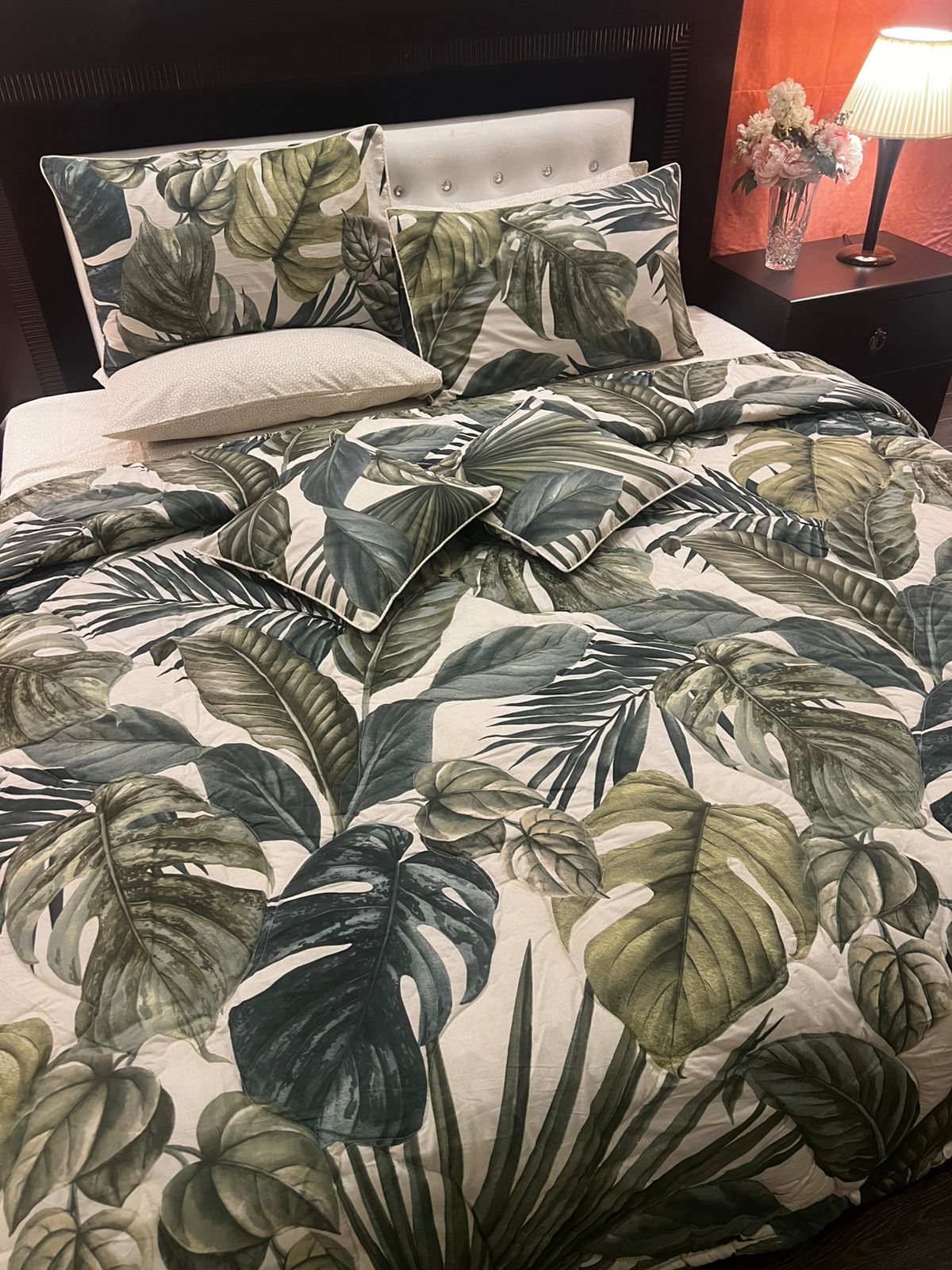IV638 Cotton Comforter Set - Light Filling