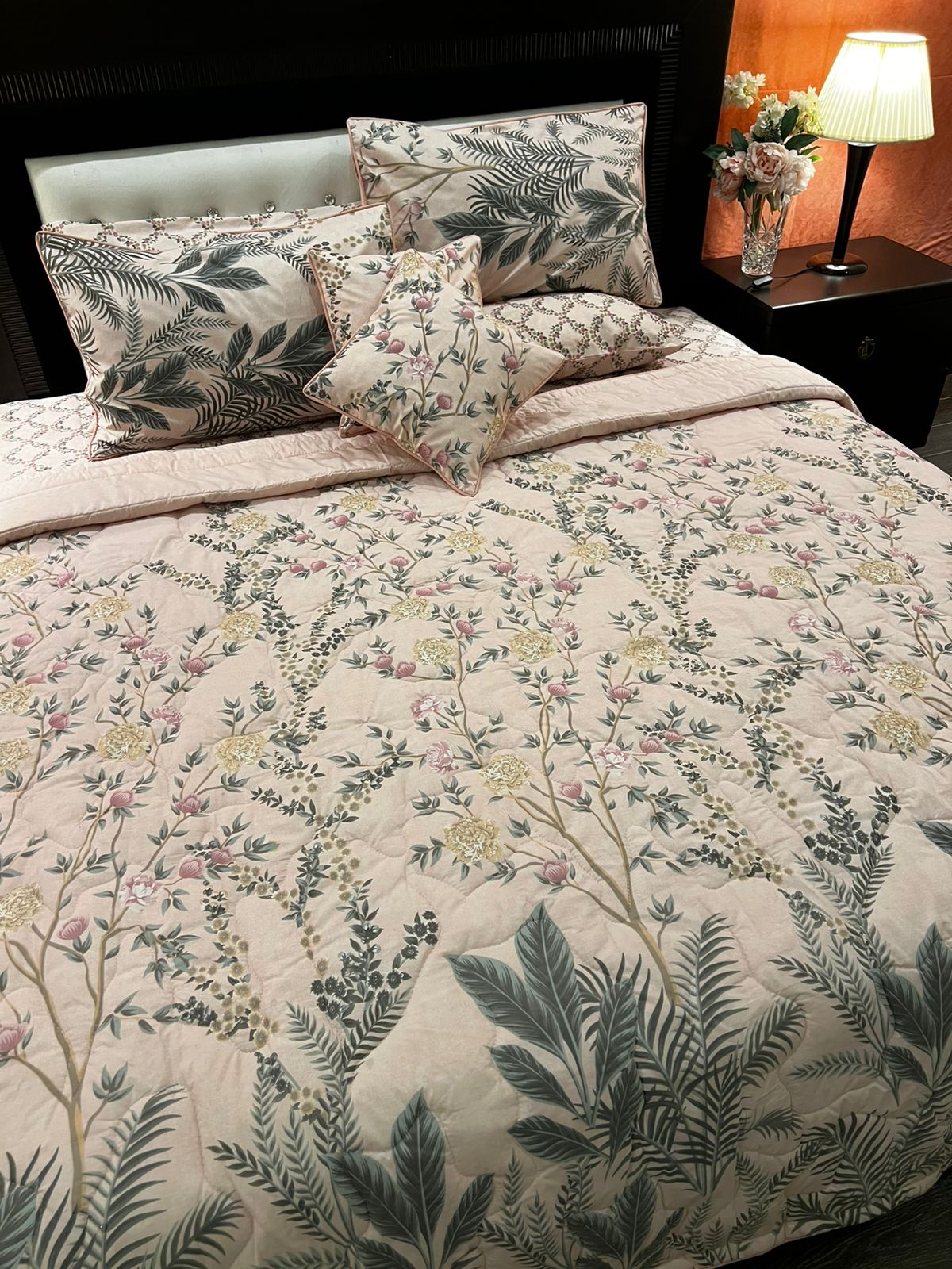 IV683 Cotton Comforter Set - Light Filling