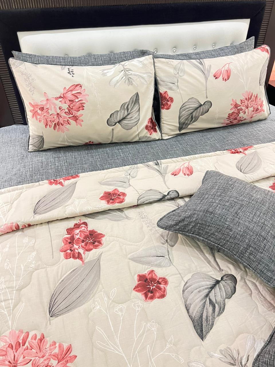 IV543 Cotton Comforter Set - Light Filling