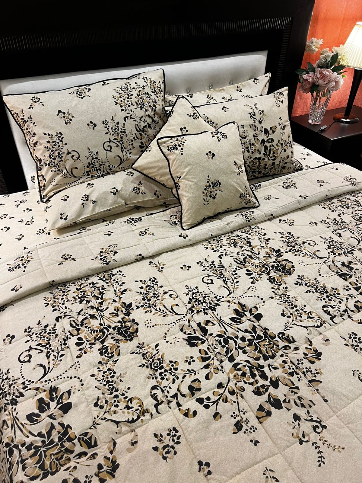 IV681 Cotton Comforter Set - Light Filling
