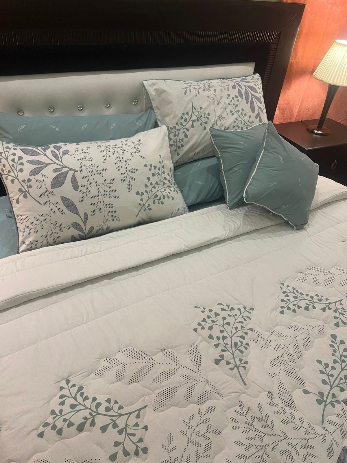 IV622 Cotton Comforter Set - Light Filling
