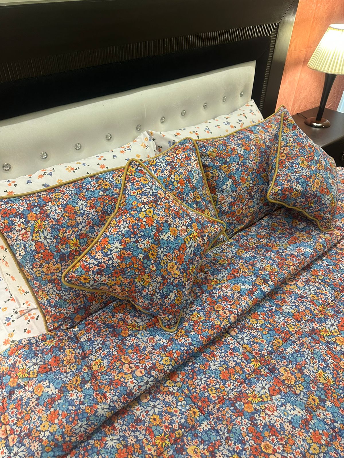 IV595 Cotton Comforter Set - Light Filling