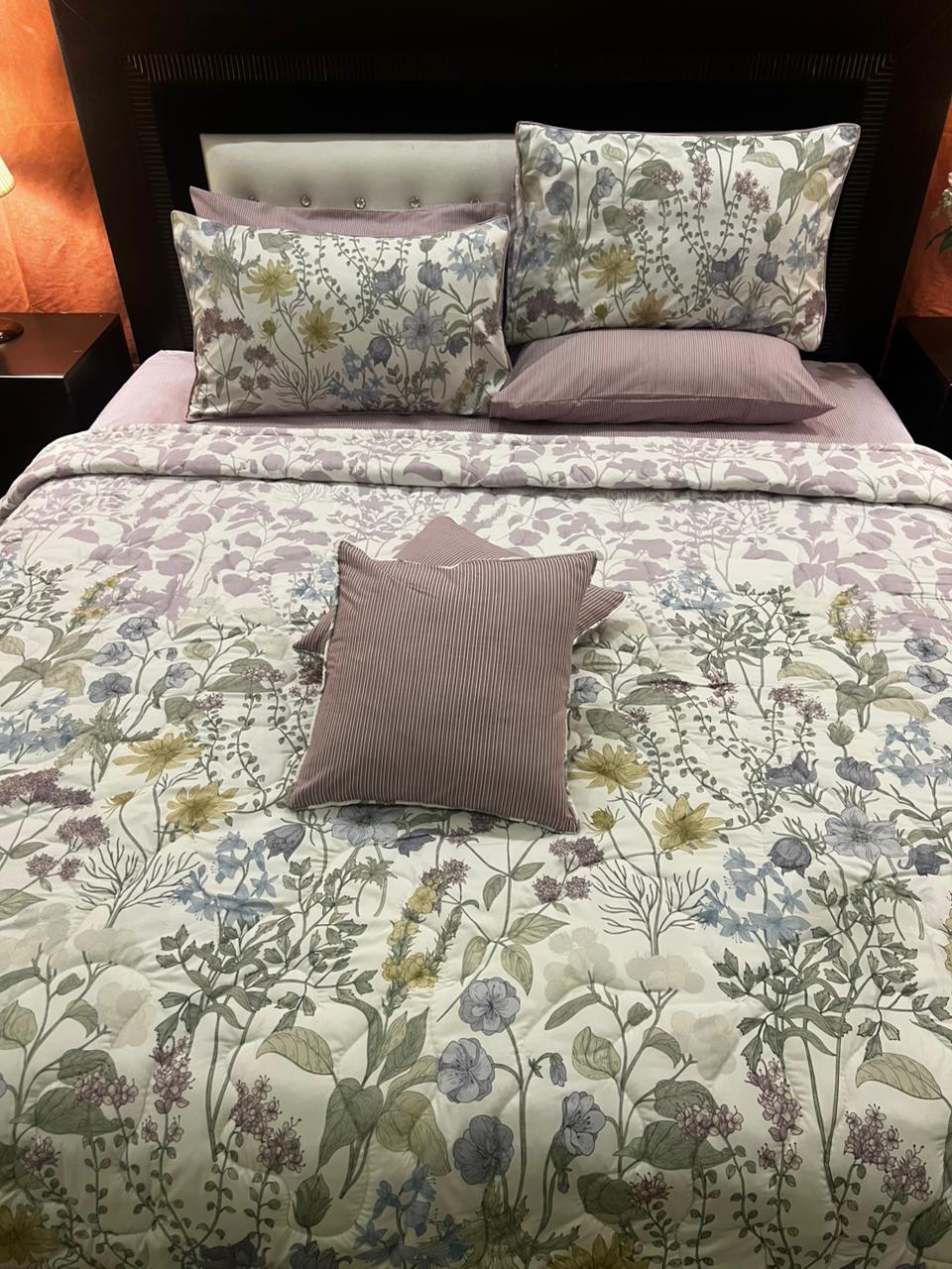 IV636 Cotton Duvet Cover Set - Without Filling
