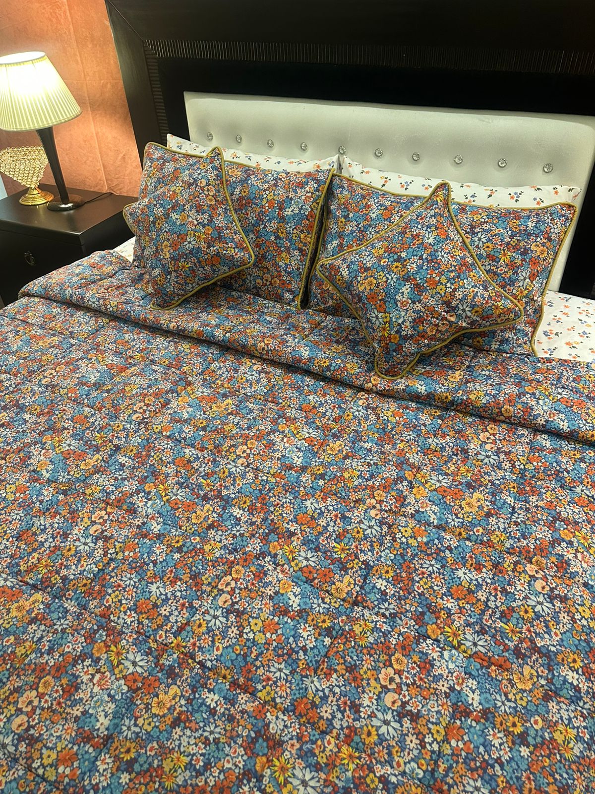 IV595 Cotton Comforter Set - Light Filling