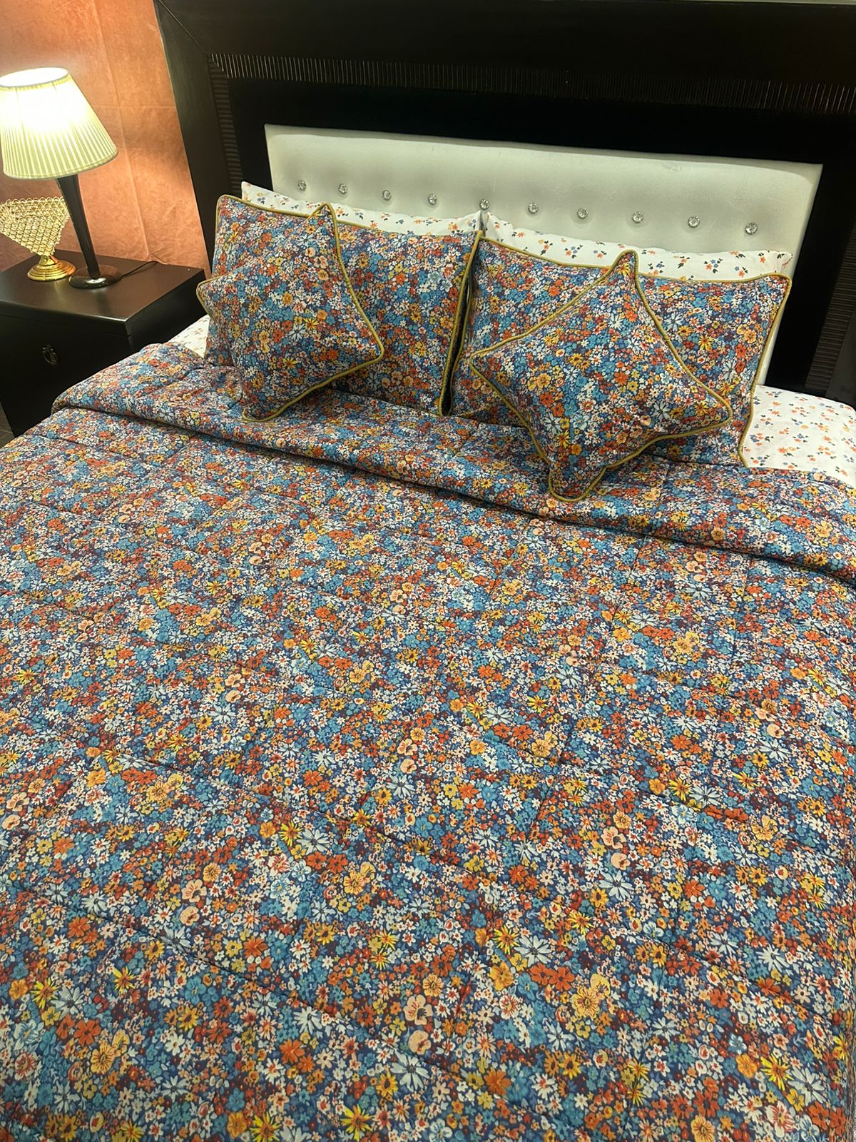IV595 Cotton Comforter Set - Light Filling