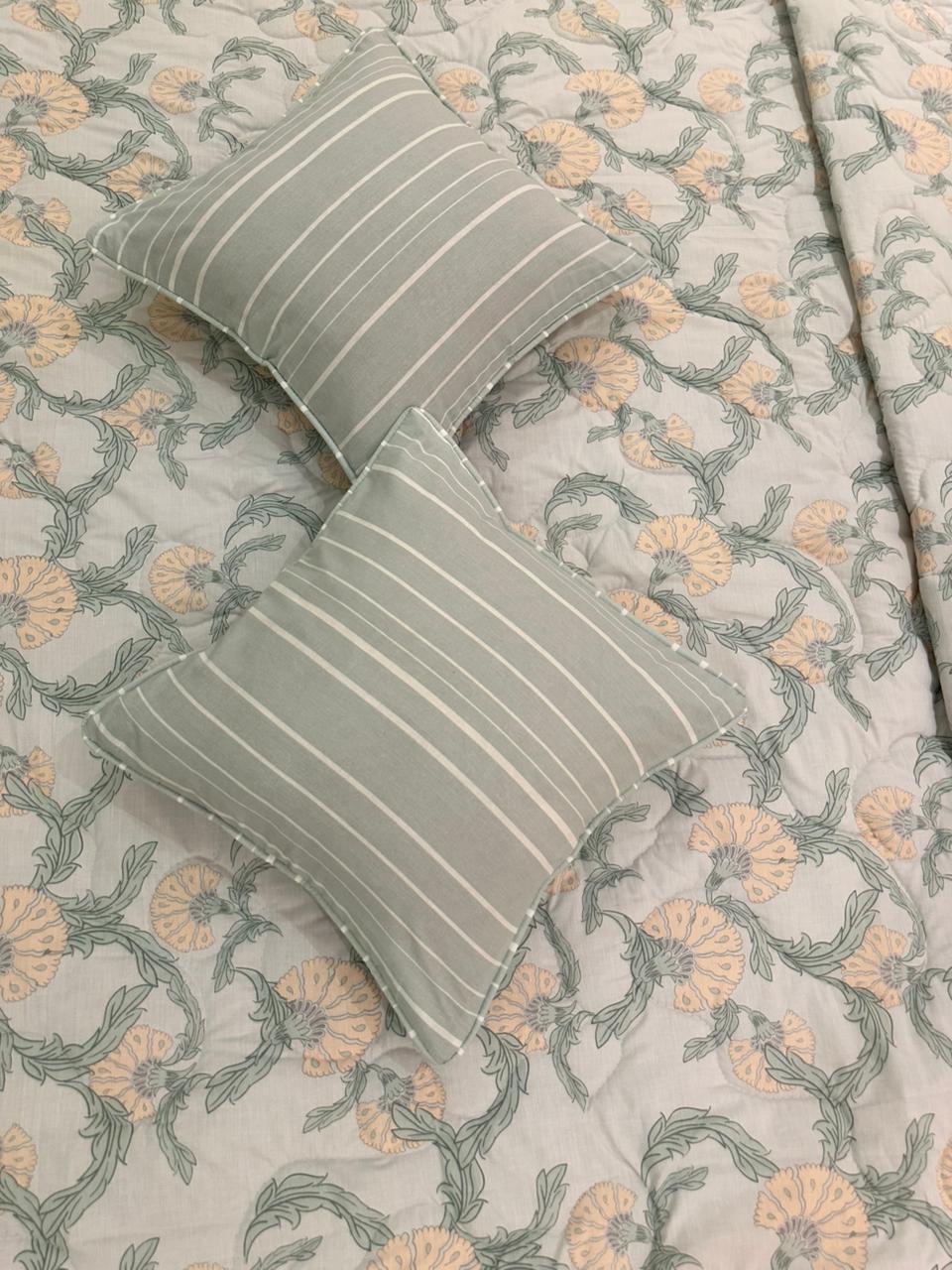 IV542 Cotton Comforter Set - Light Filling