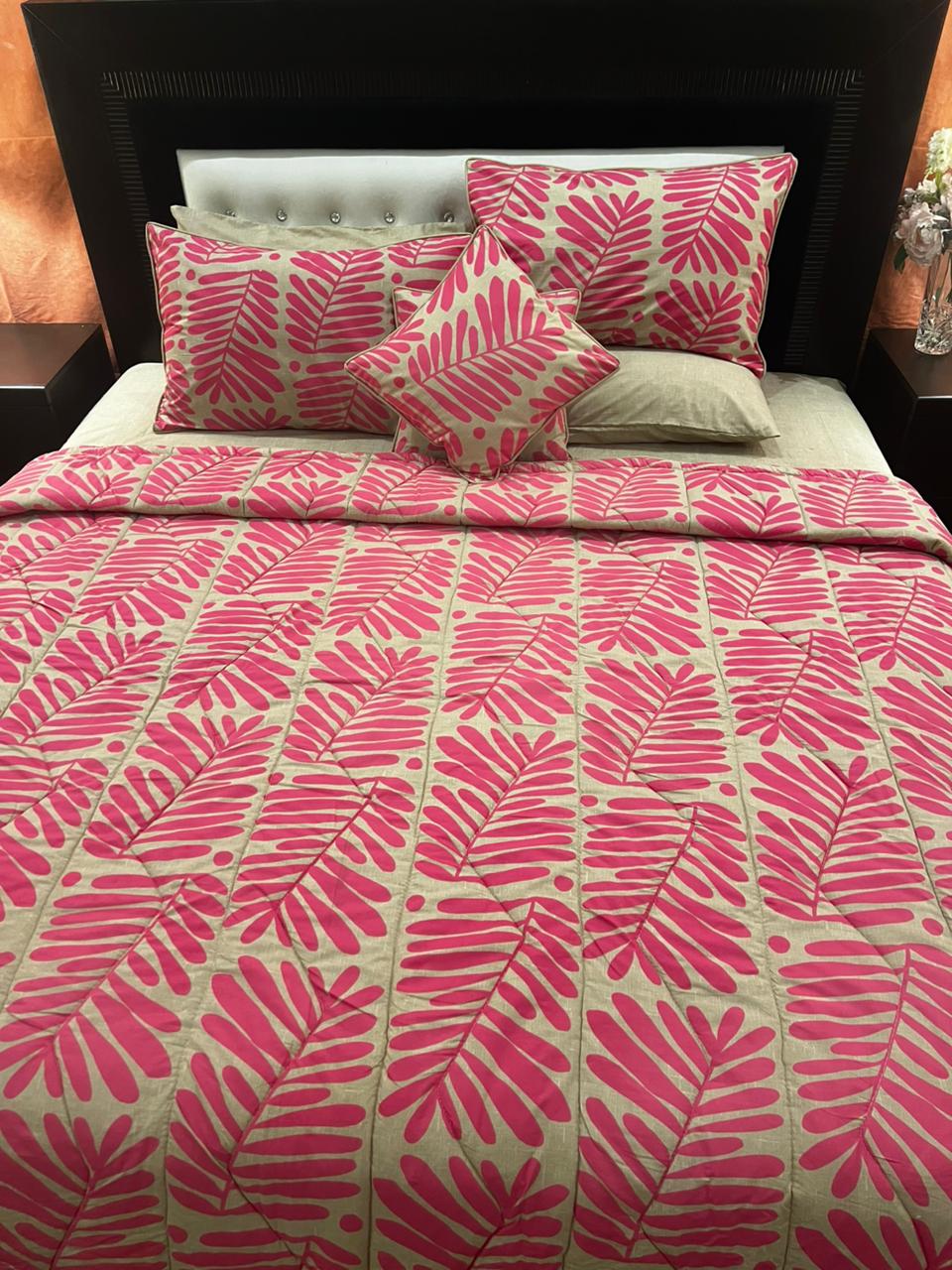 IV657 Cotton Comforter Set - Light Filling