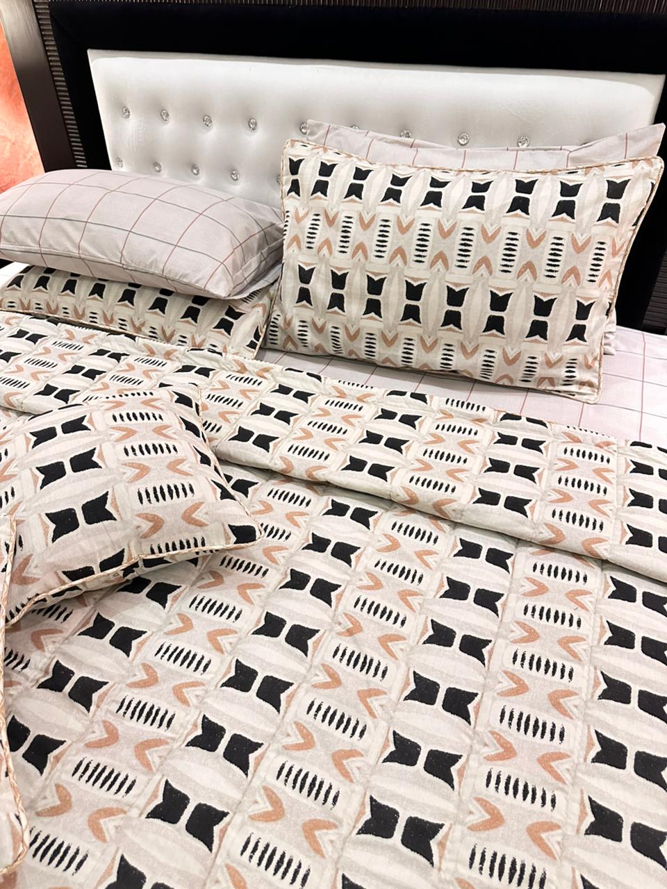 IV536 Cotton Comforter Set - Light Filling