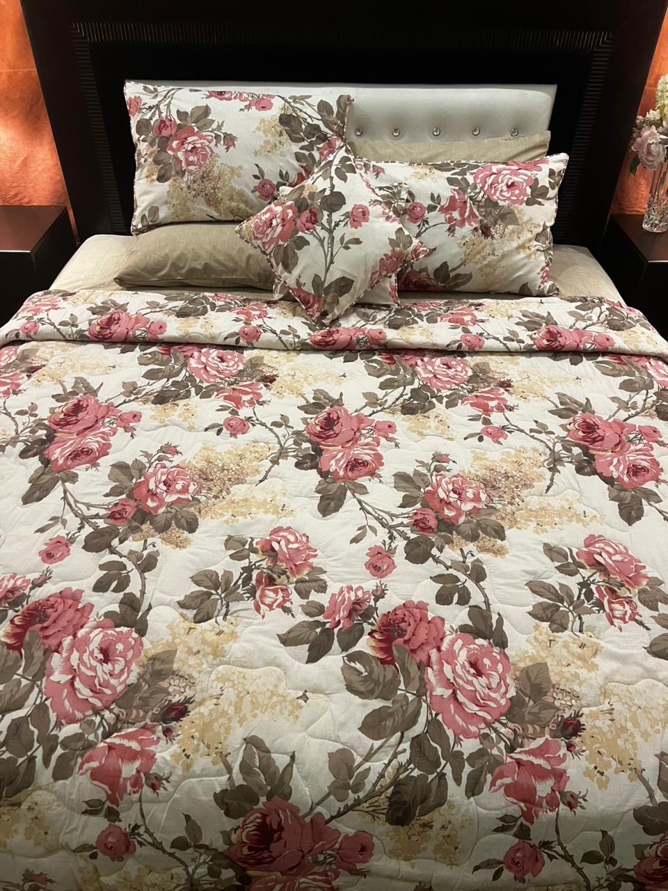 IV658 Cotton Comforter Set - Light Filling
