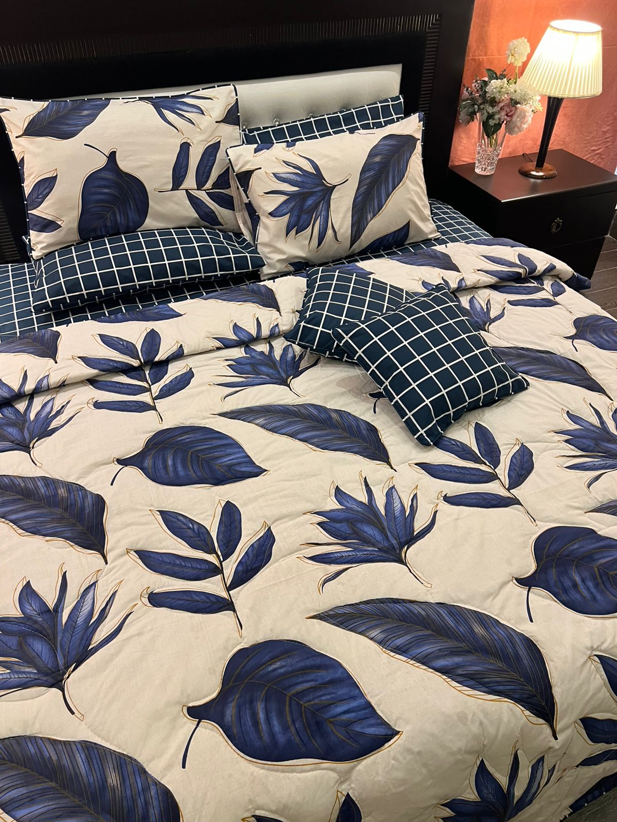 IV631 Cotton Comforter Set - Light Filling