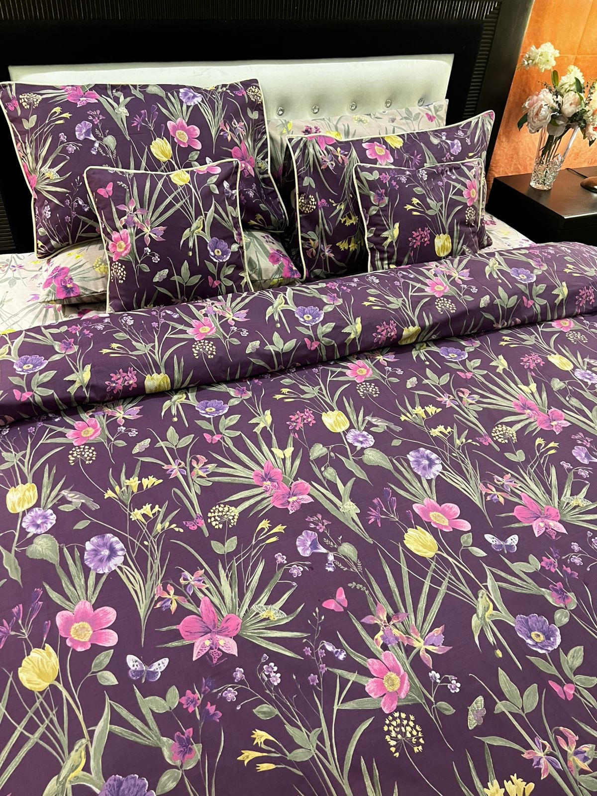 IV696 Cotton Duvet Cover Set - Without Filling