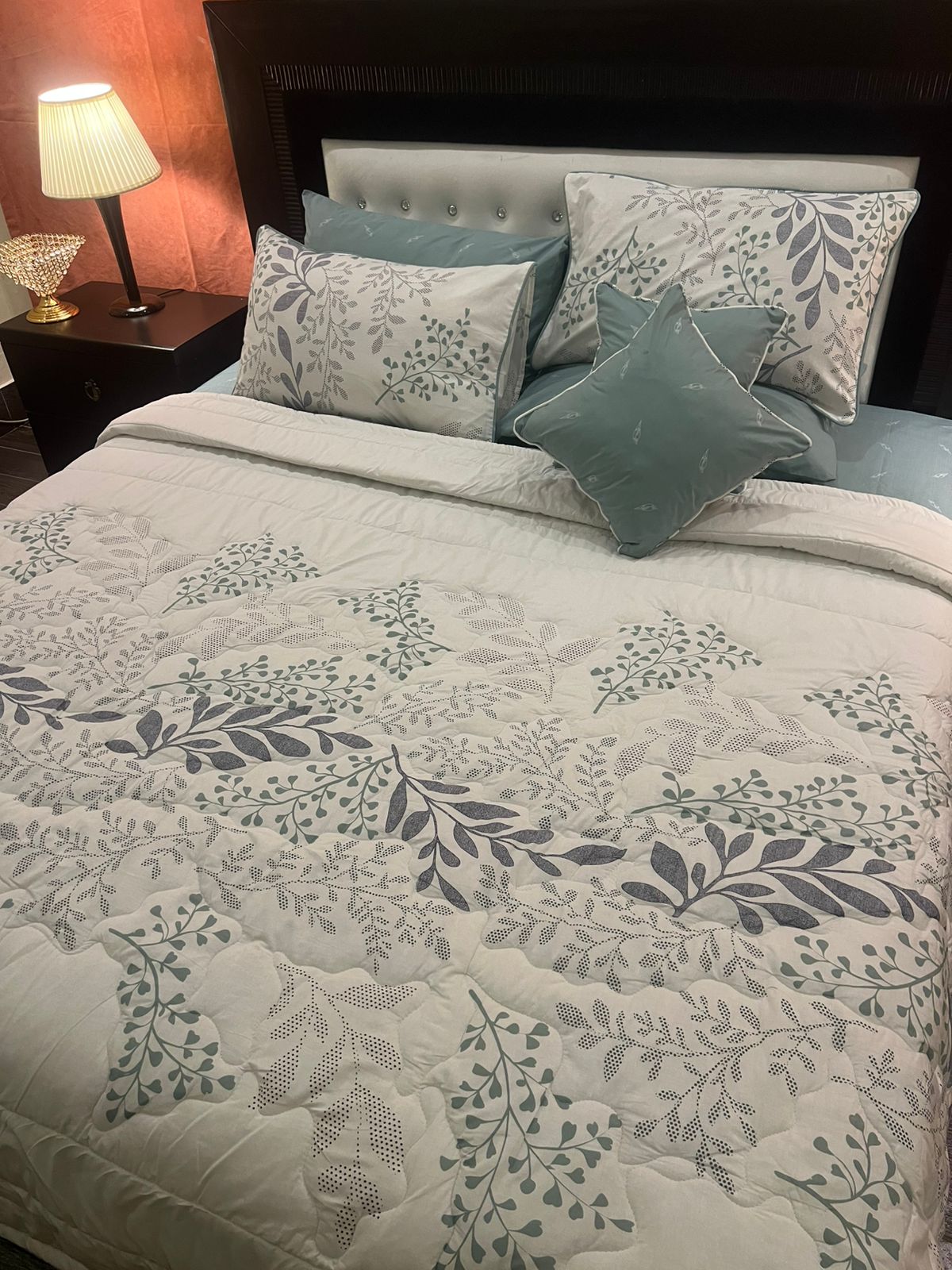 IV622 Cotton Comforter Set - Light Filling