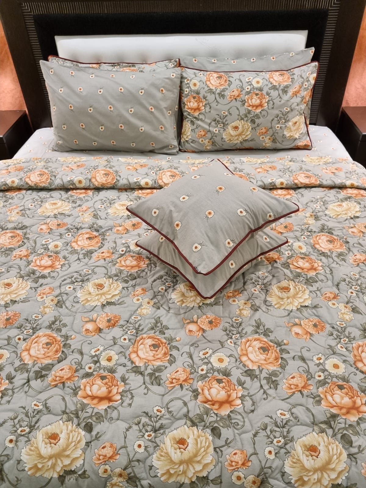 IV515 Cotton Comforter Set - Light Filling