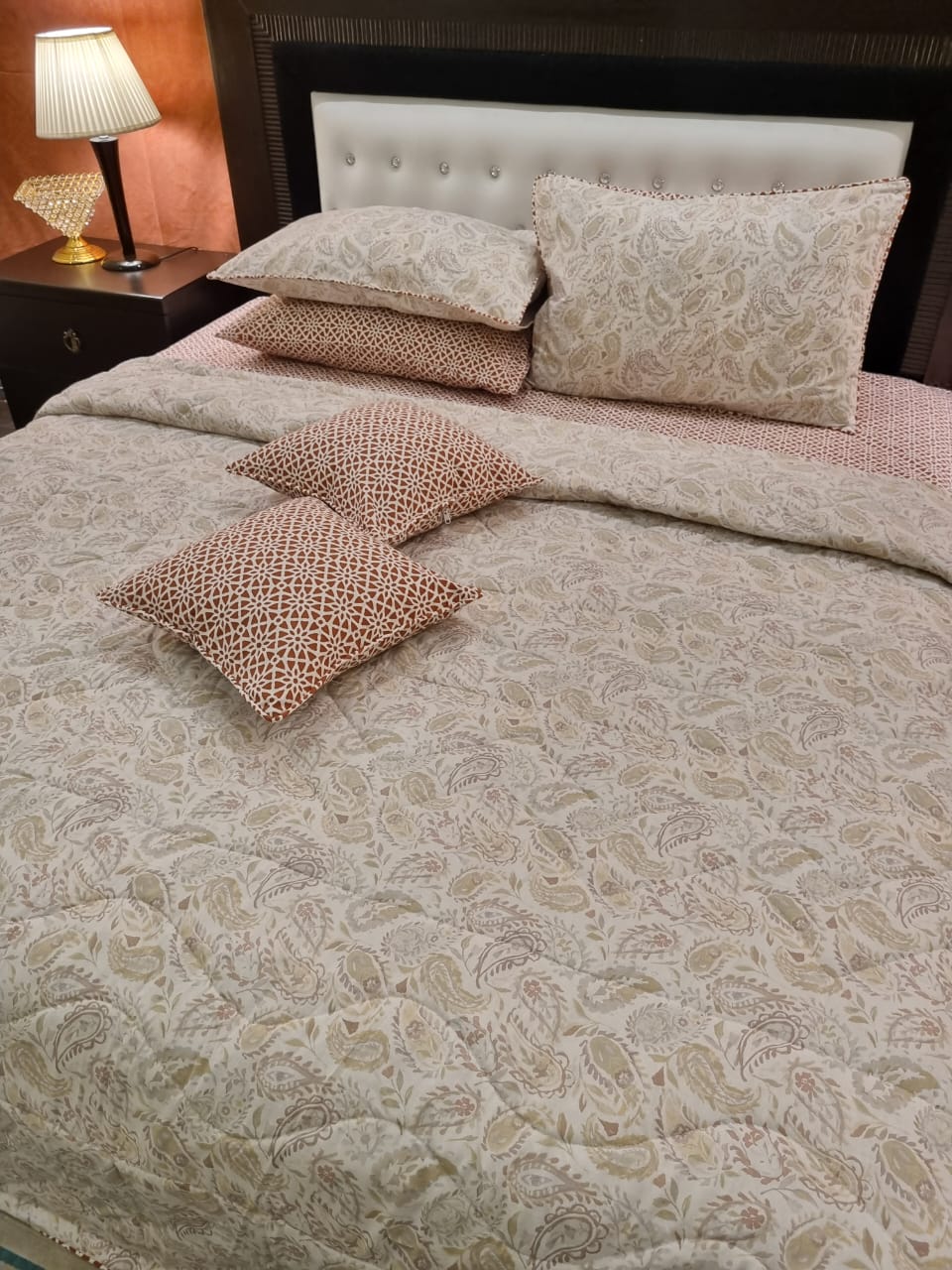 IV528 Cotton Duvet Cover Set - Without Filling