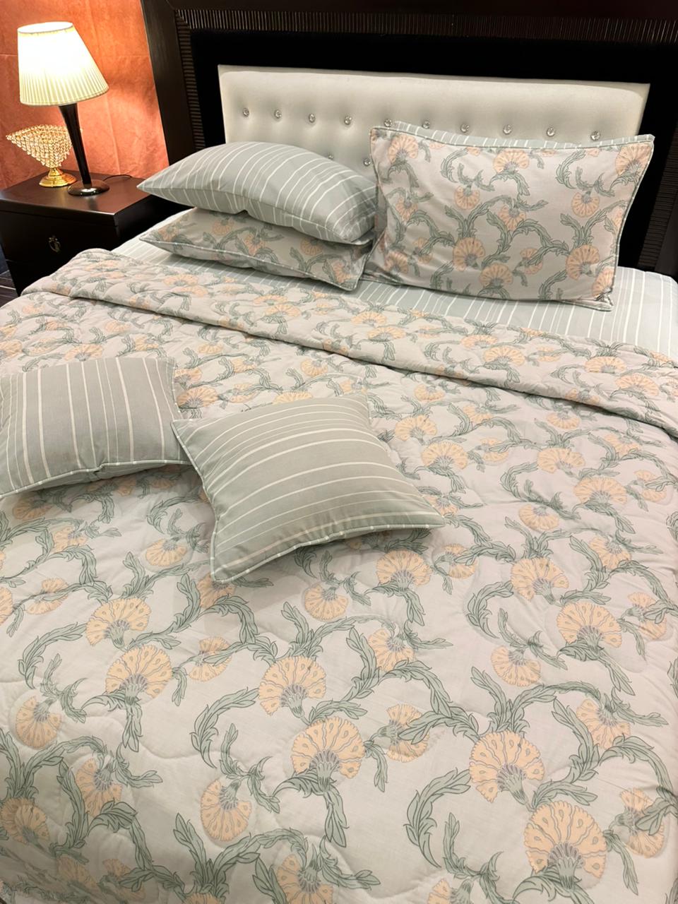 IV542 Cotton Comforter Set - Light Filling