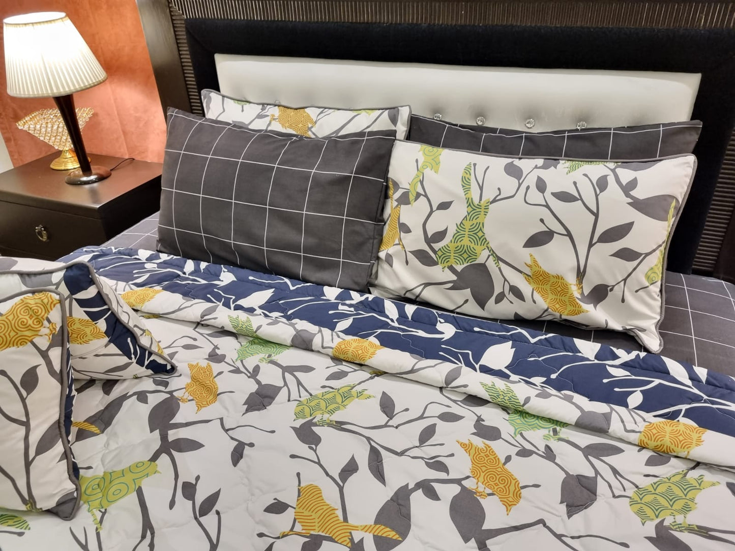 IV486 Cotton Comforter Set - Light Filling