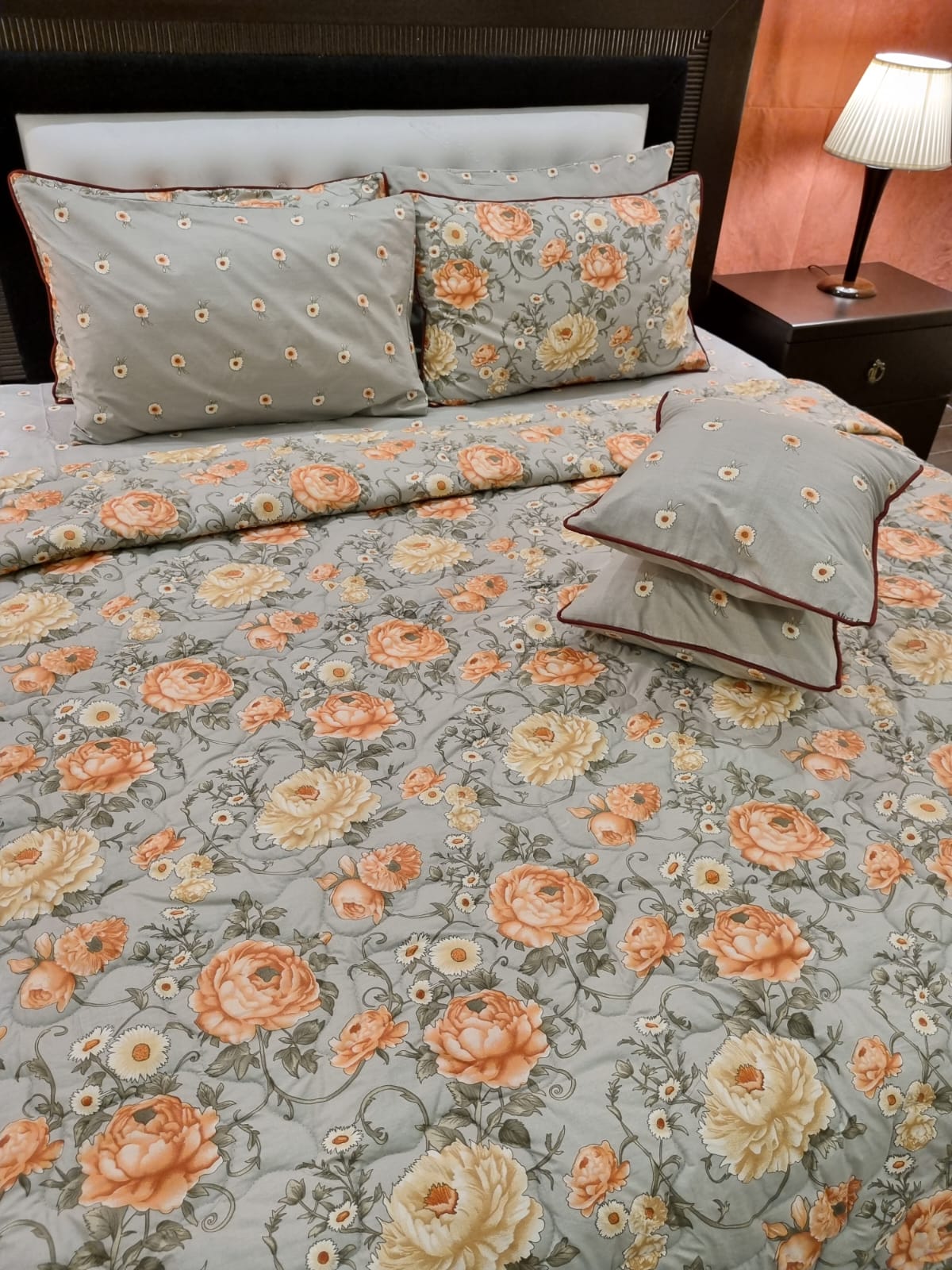 IV515 Cotton Comforter Set - Light Filling