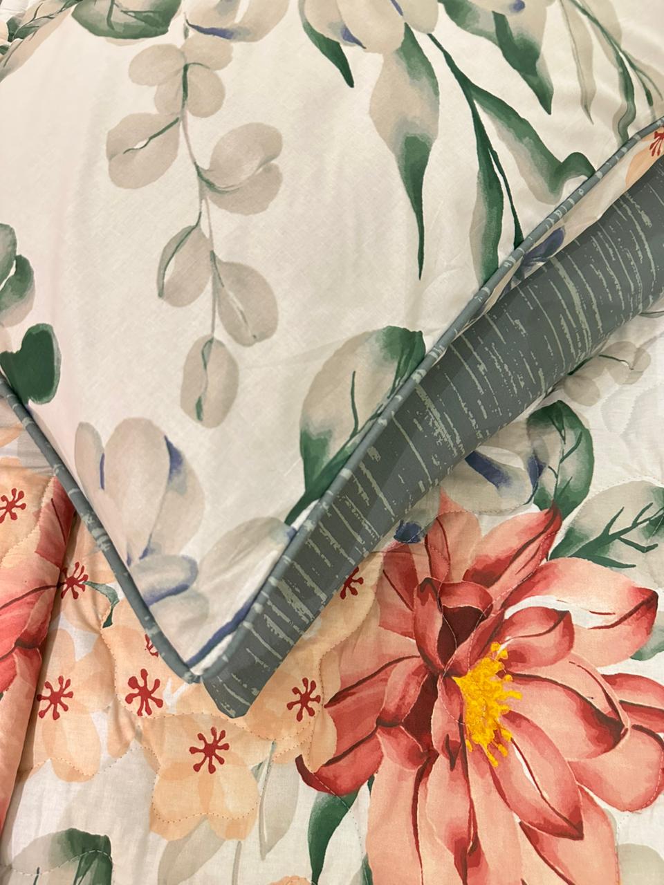 IV544 Cotton Comforter Set - Light Filling