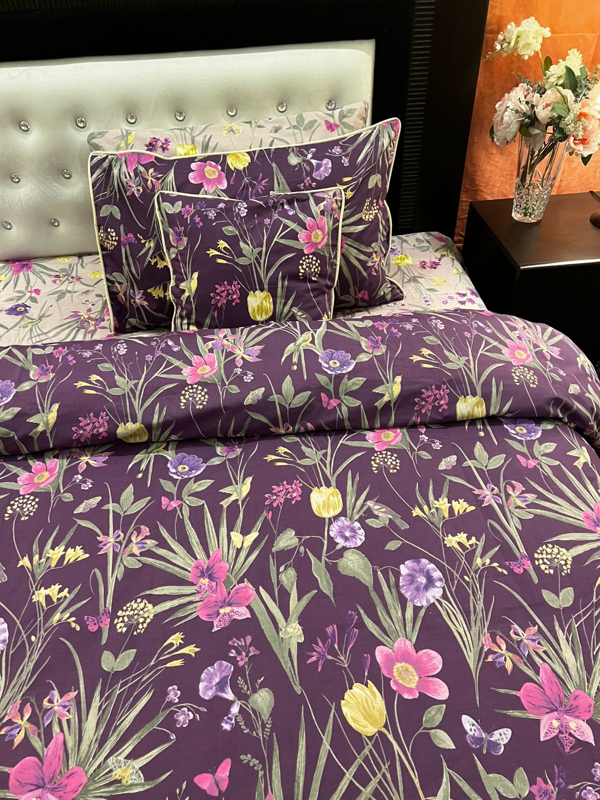 IV696 Cotton Duvet Cover Set - Without Filling