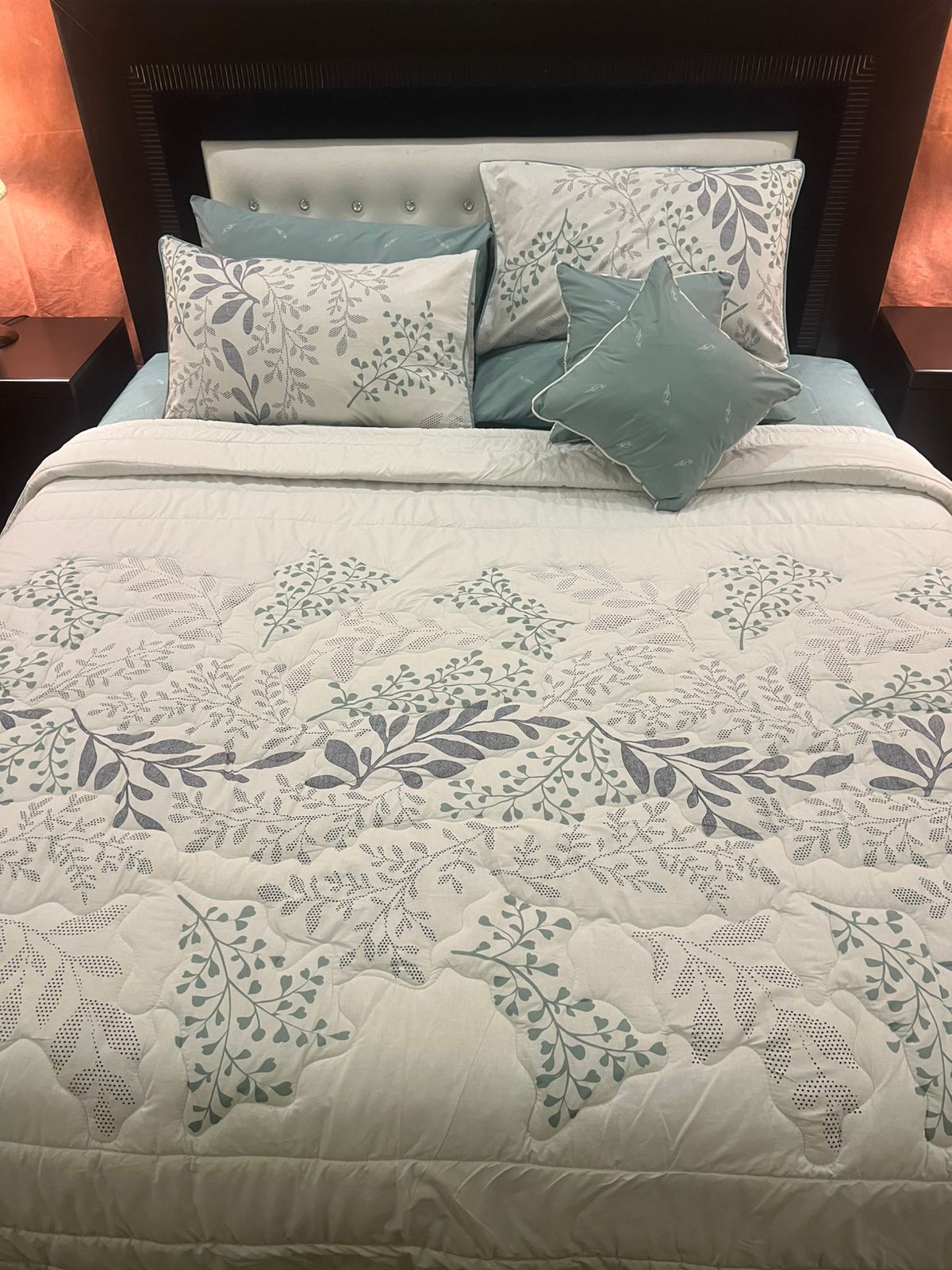 IV622 Cotton Comforter Set - Light Filling