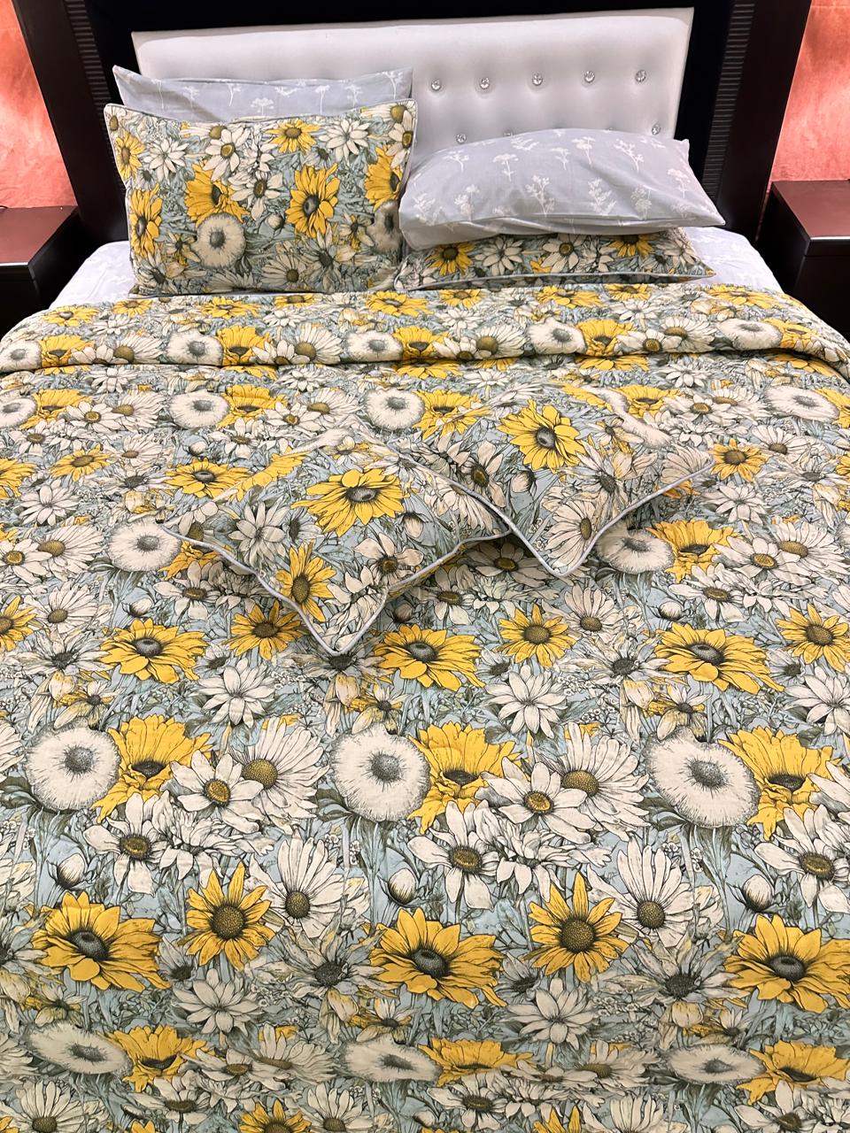 IV545 Cotton Comforter Set - Light Filling