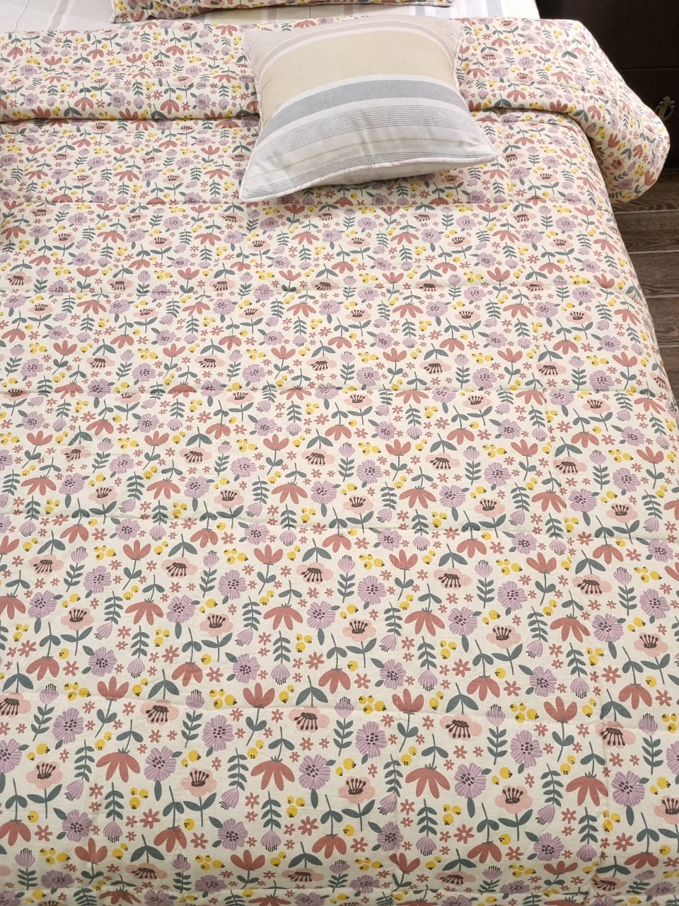 IV530 Cotton Comforter Set - Light Filling