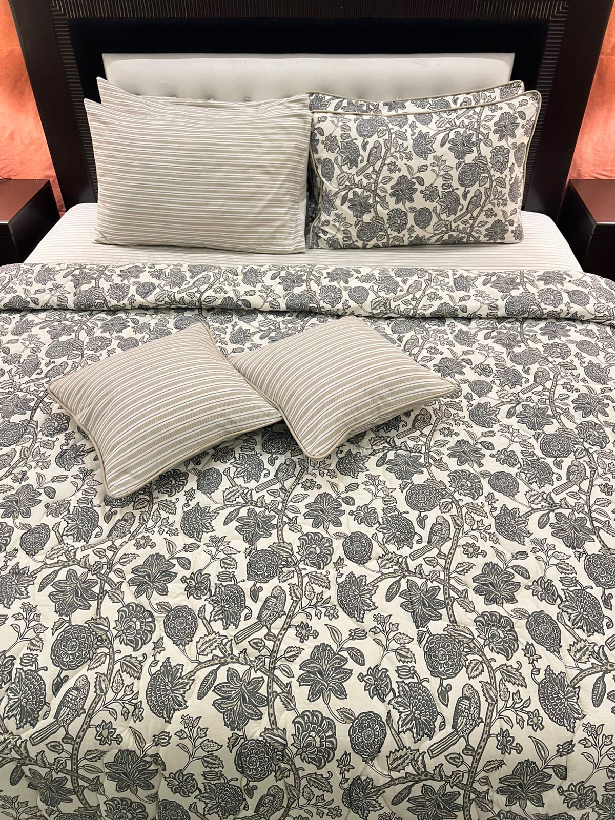 IV578 Cotton Comforter Set - Light Filling