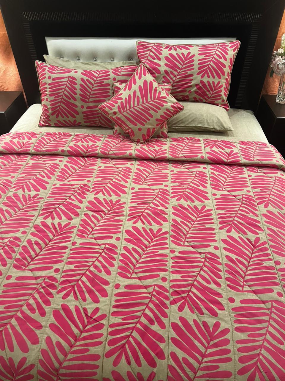 IV657 Cotton Comforter Set - Light Filling