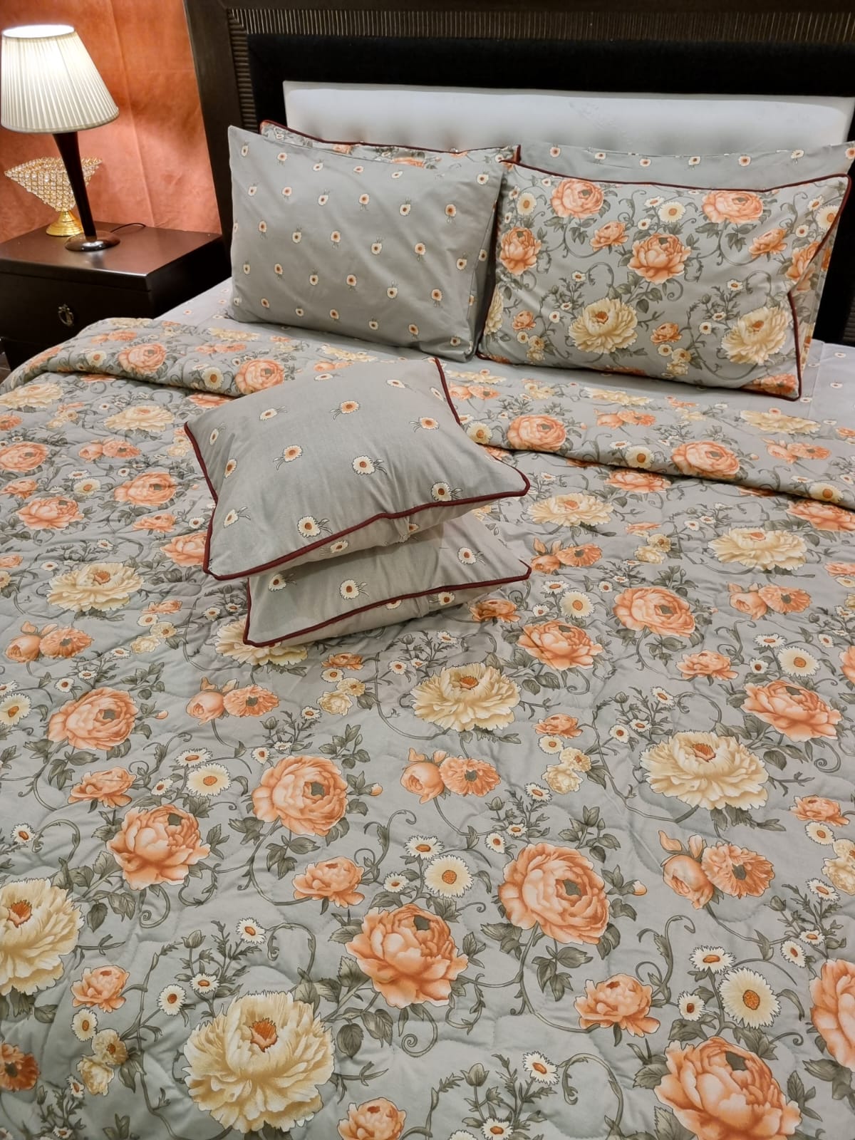 IV515 Cotton Comforter Set - Light Filling