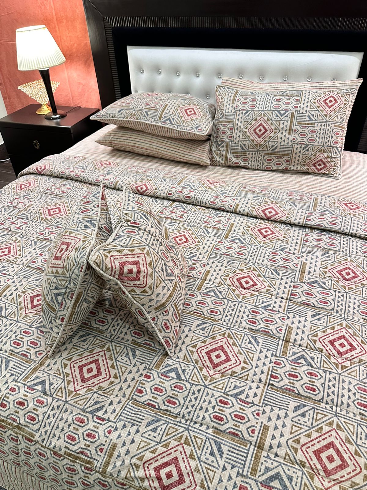 IV540 Cotton Comforter Set - Light Filling