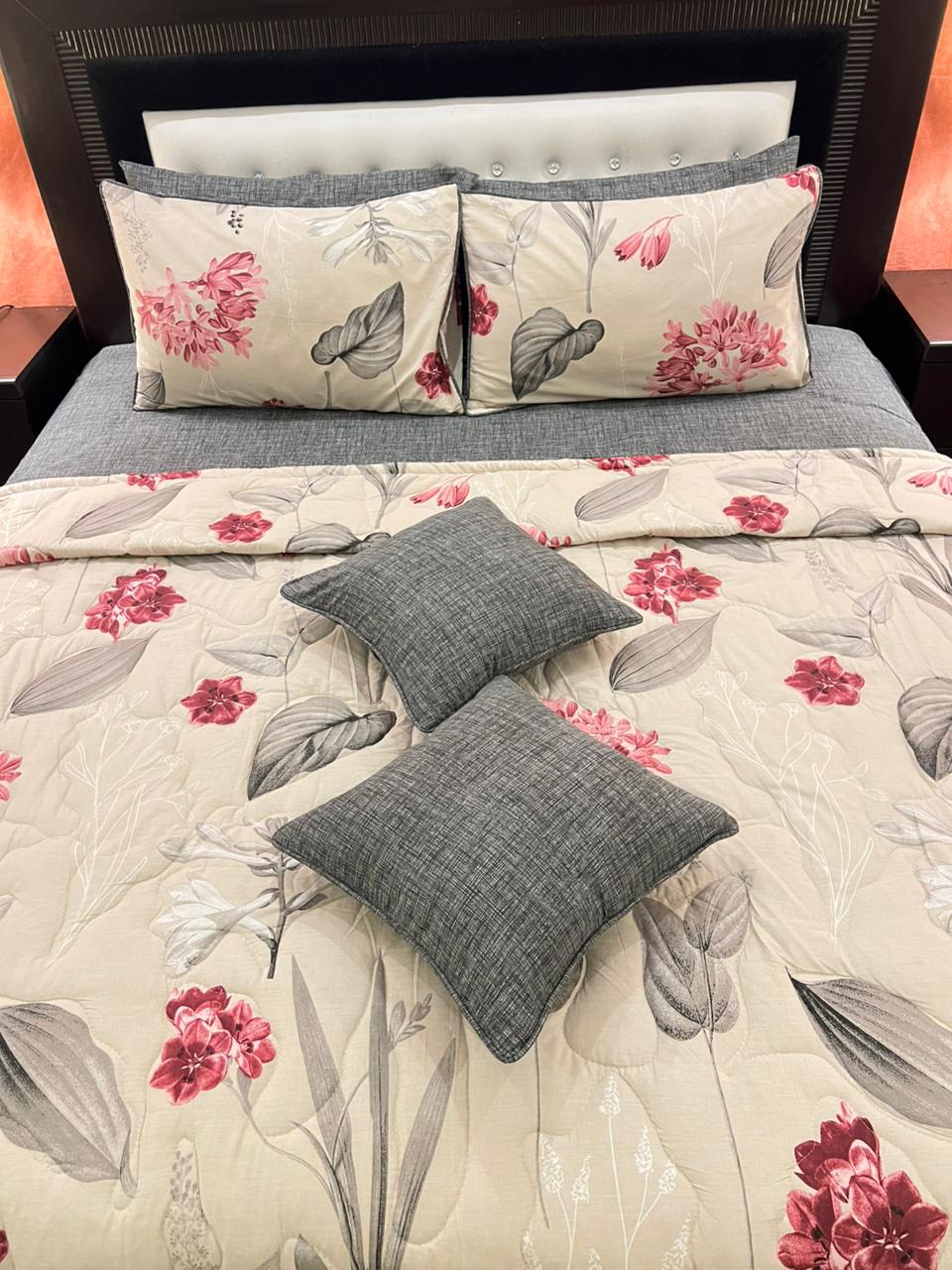IV543 Cotton Comforter Set - Light Filling