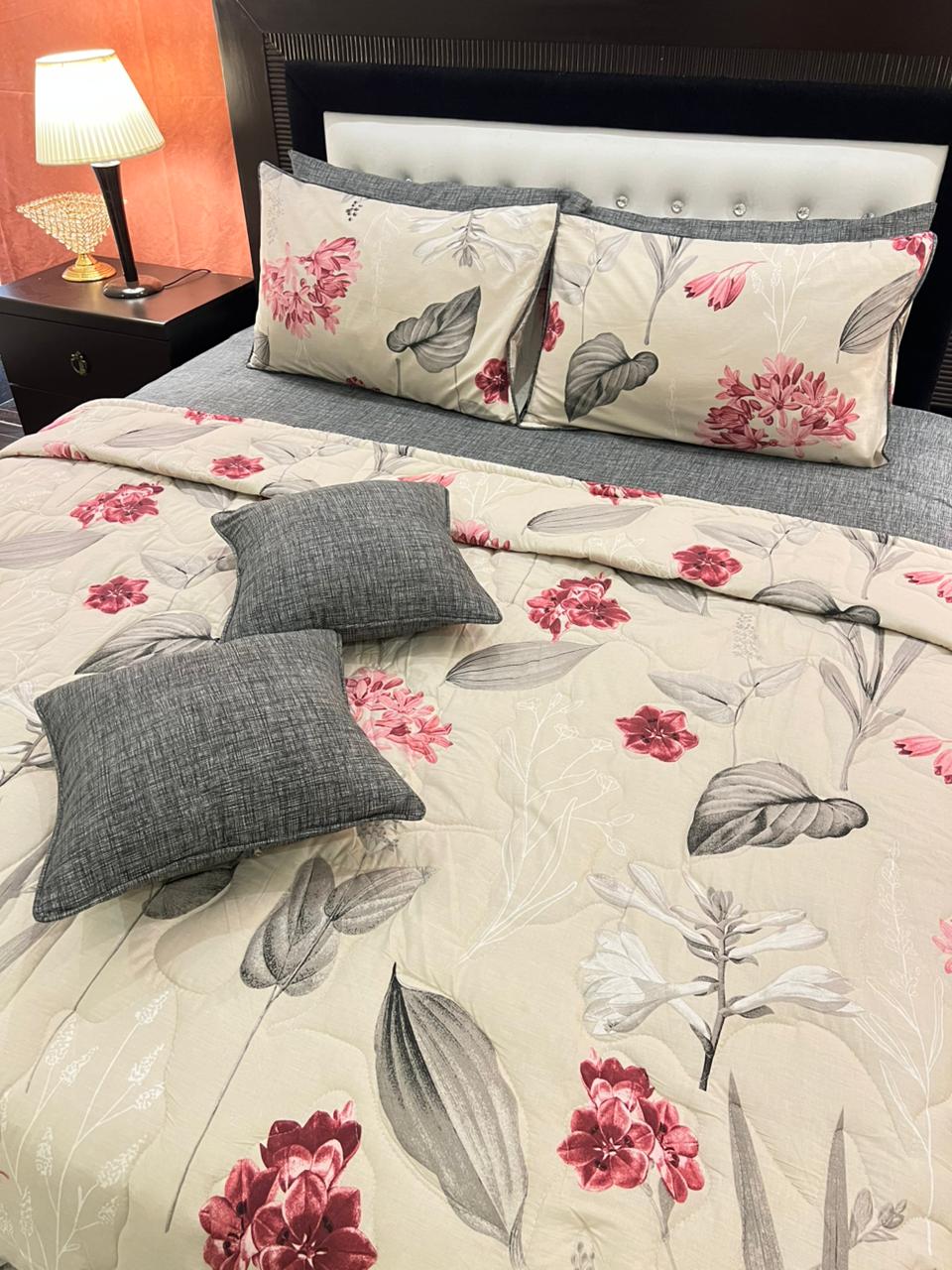 IV543 Cotton Comforter Set - Light Filling