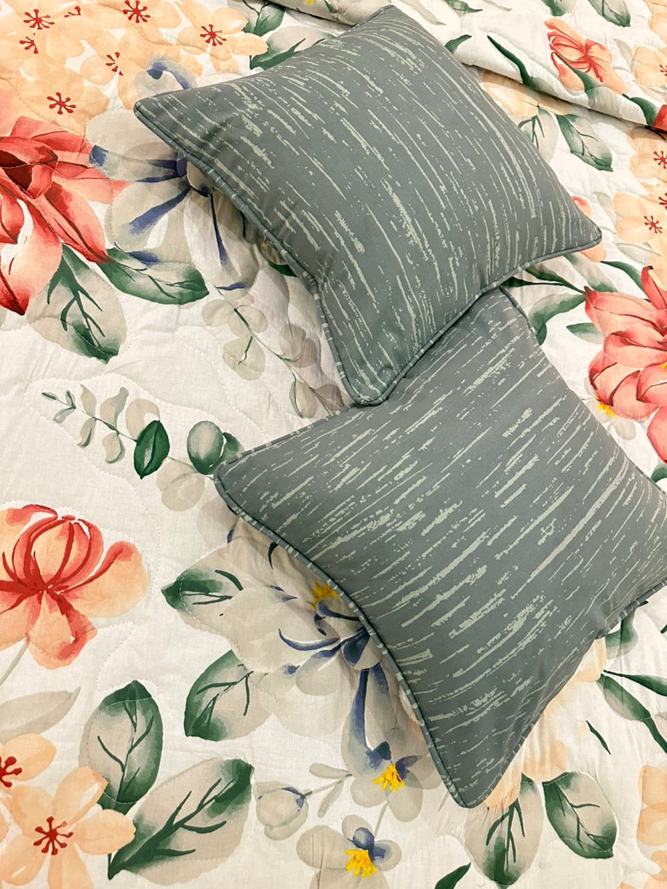 IV544 Cotton Comforter Set - Light Filling