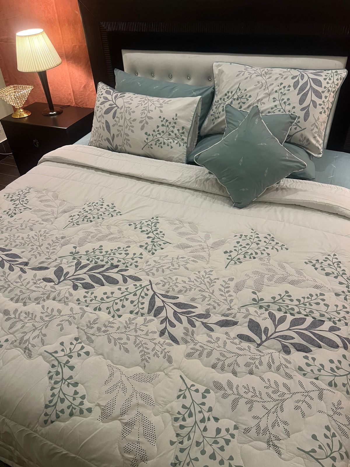 IV622 Cotton Comforter Set - Light Filling
