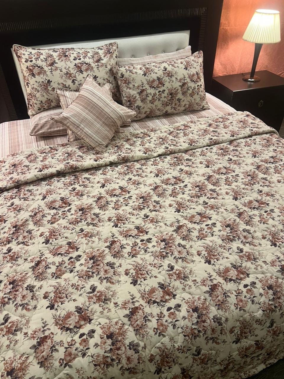 IV623 Cotton Comforter Set - Light Filling