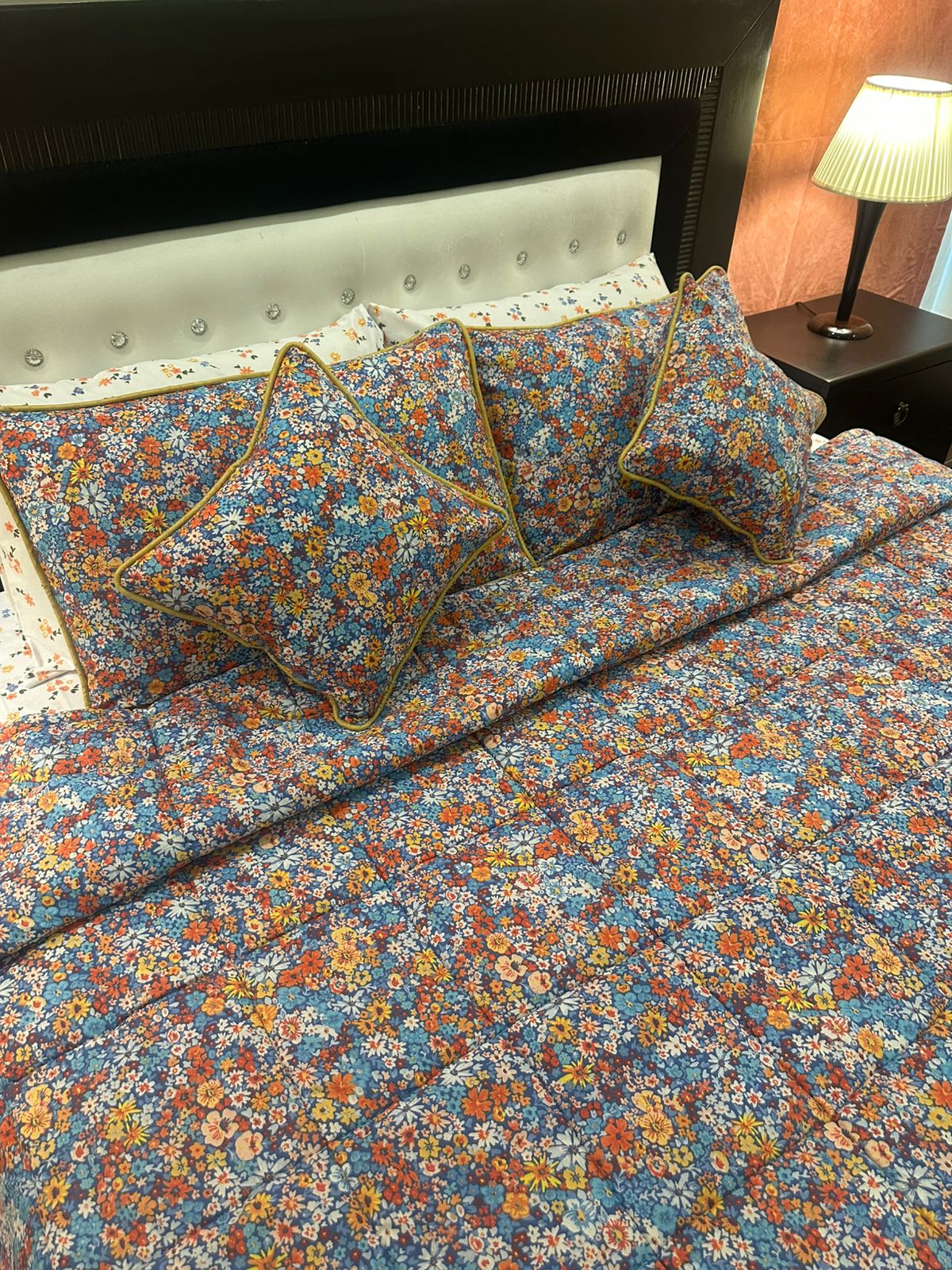 IV595 Cotton Comforter Set - Light Filling