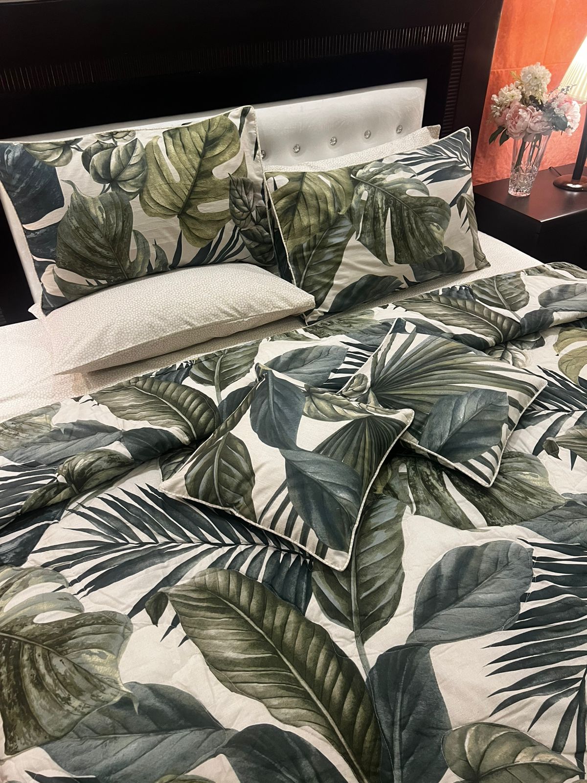 IV638 Cotton Comforter Set - Light Filling