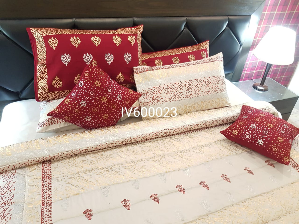 The Crimson & Ivory Regal Heritage Bridal Set