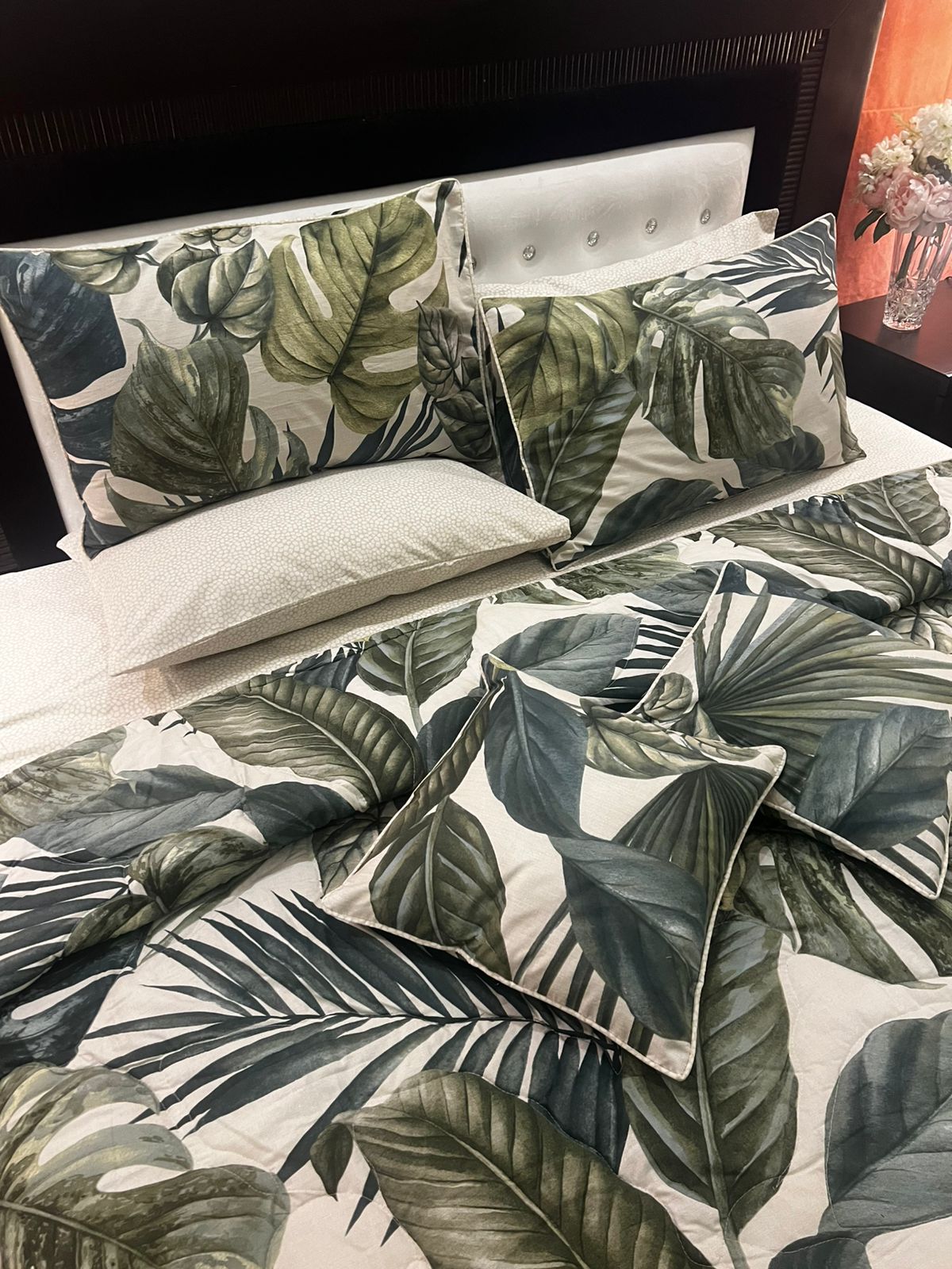 IV638 Cotton Comforter Set - Light Filling