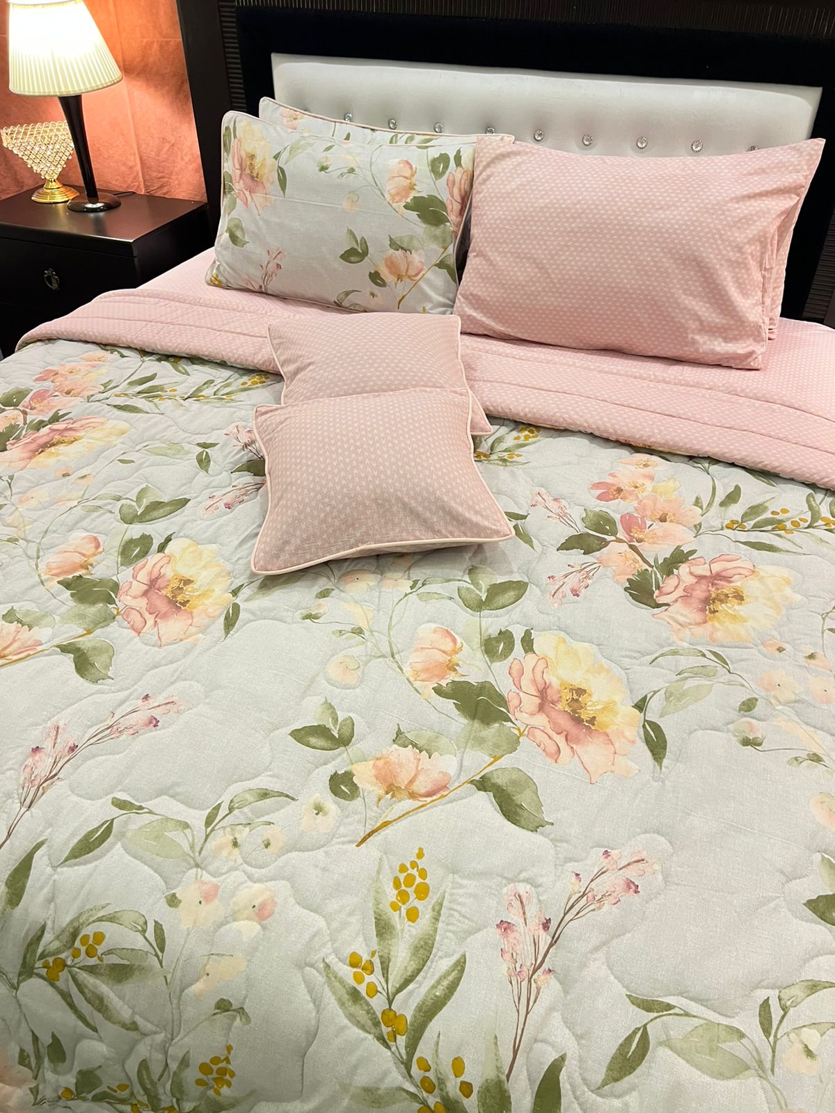 IV576 Cotton Comforter Set - Light filling