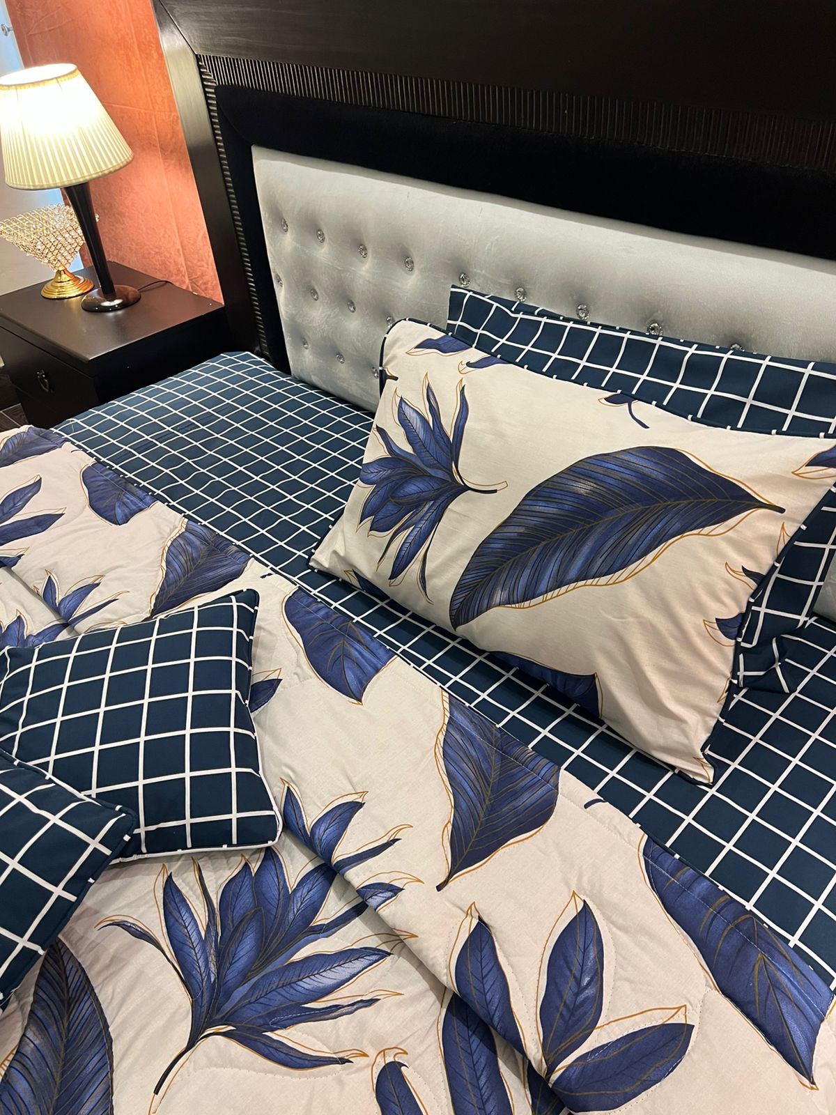 IV631 Cotton Comforter Set - Light Filling