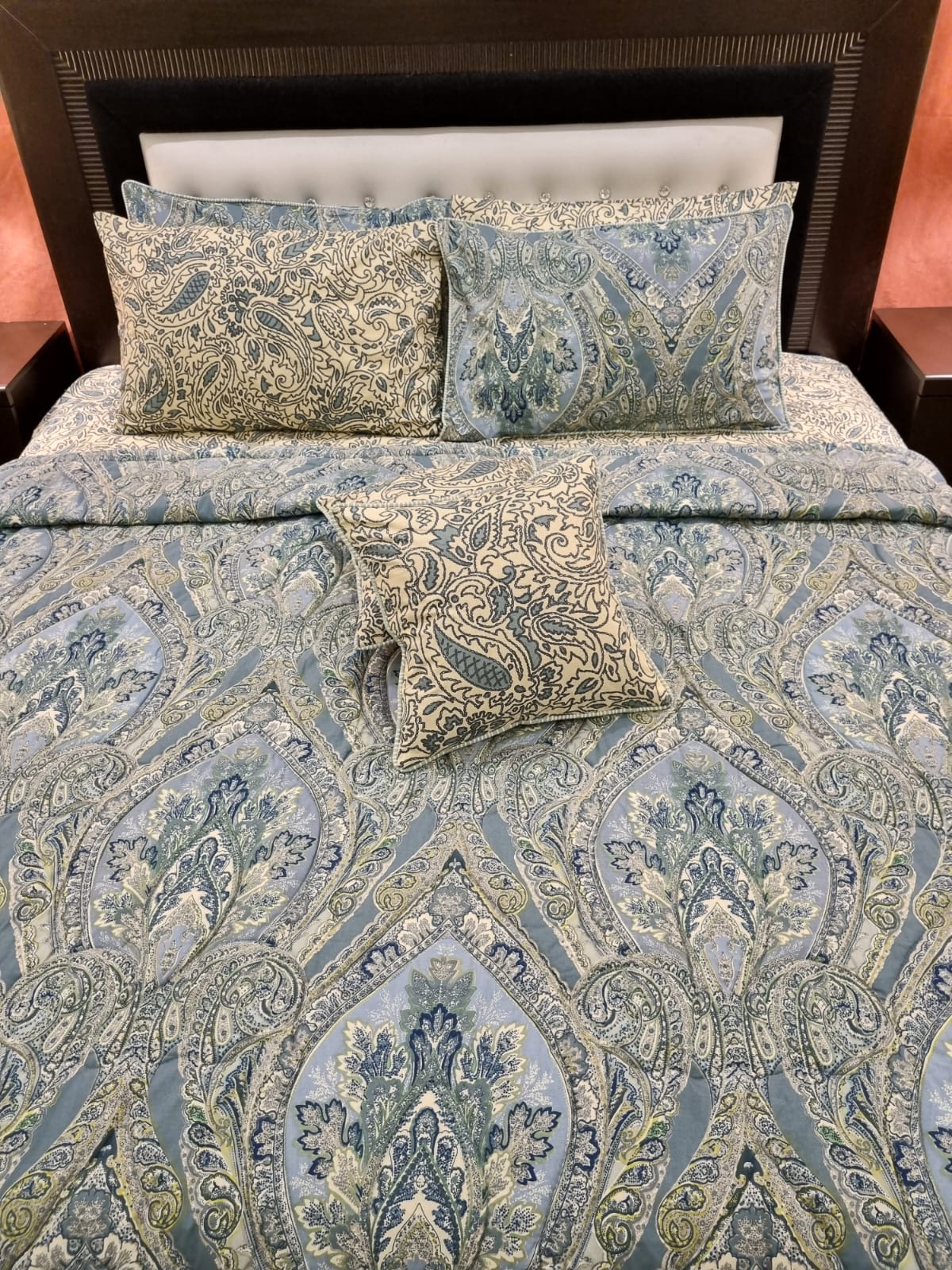 IV525 Percale Cotton Duvet Cover Set - Without Filling