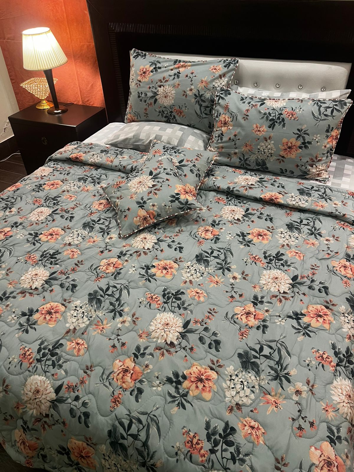 IV659 Cotton Comforter Set - Light Filling