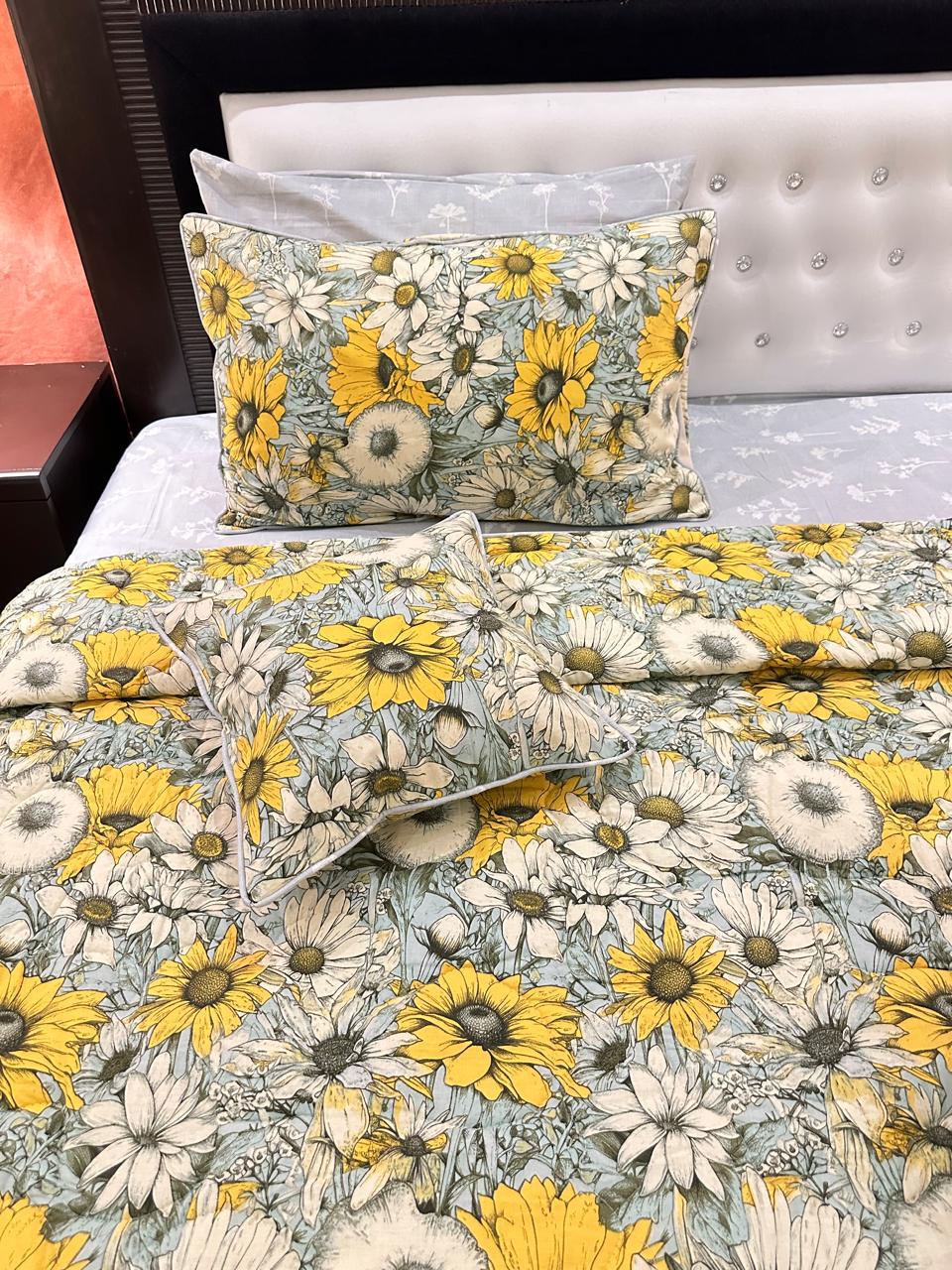 IV545 Cotton Comforter Set - Light Filling