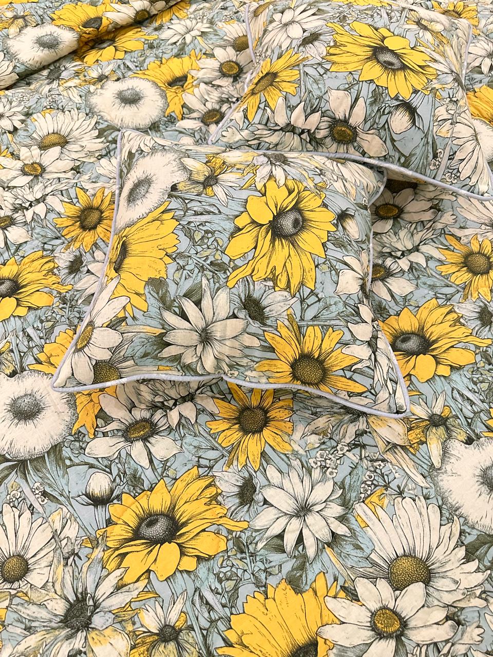 IV545 Cotton Comforter Set - Light Filling