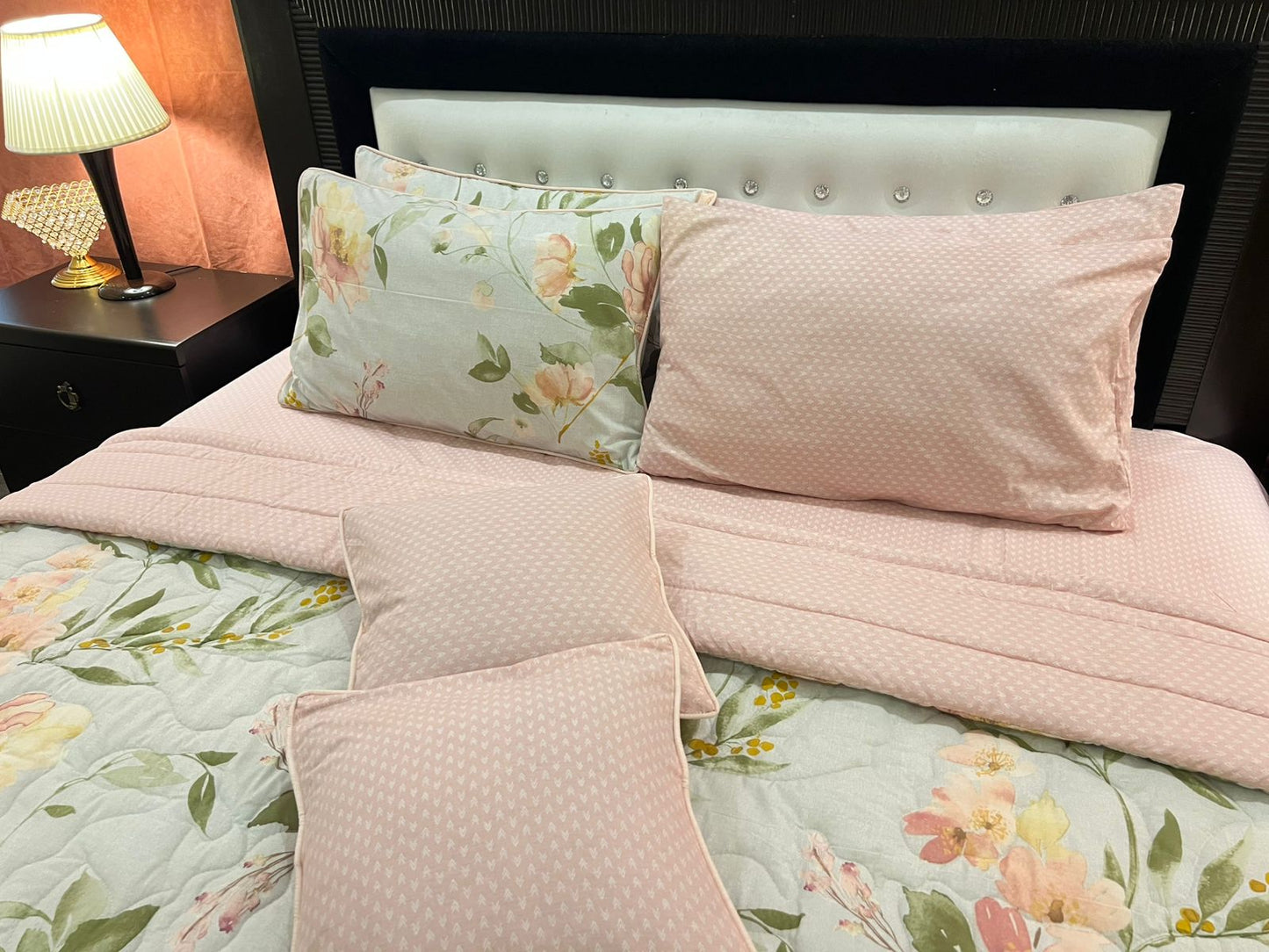 IV576 Cotton Comforter Set - Light filling