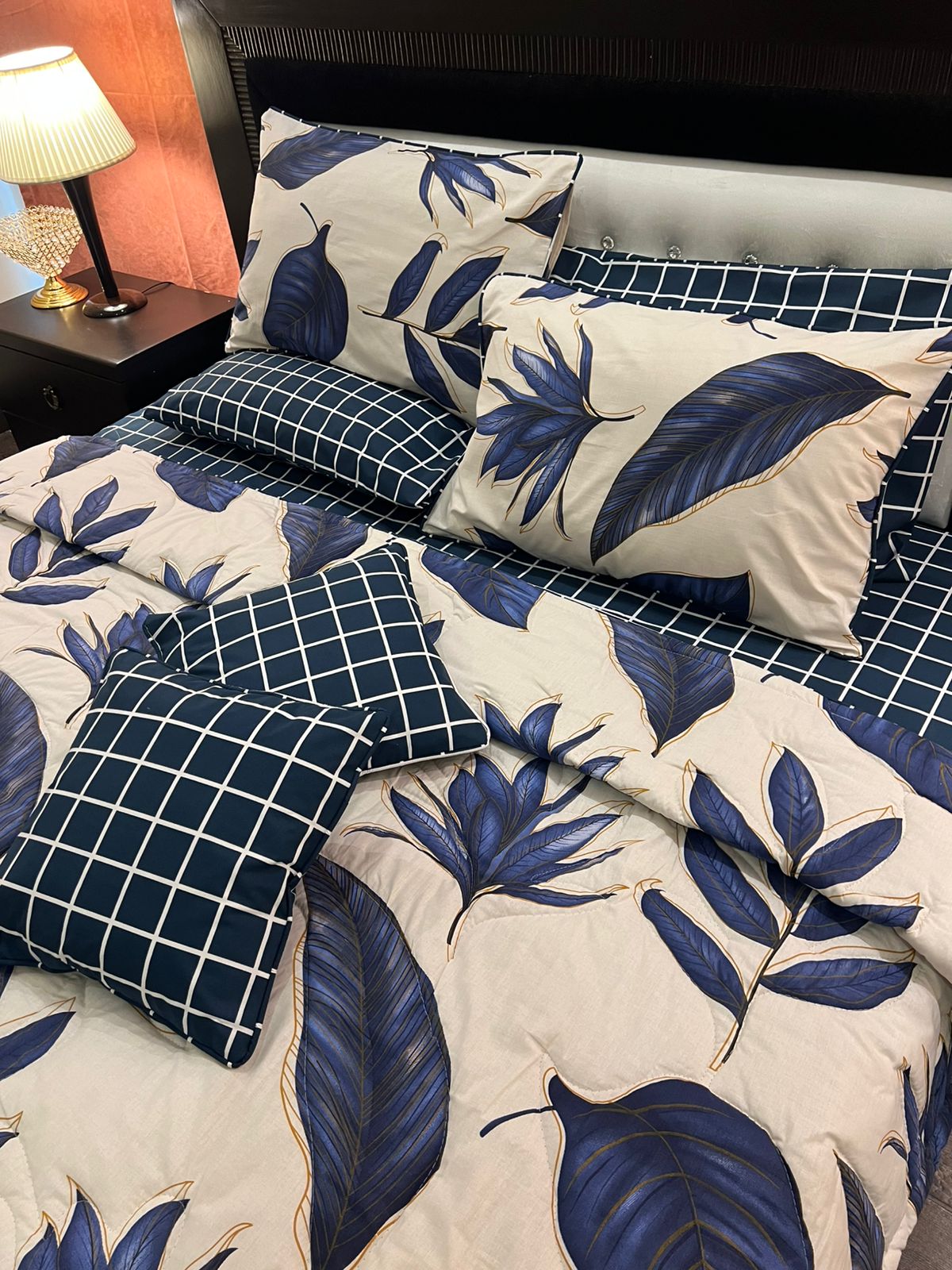 IV631 Cotton Comforter Set - Light Filling